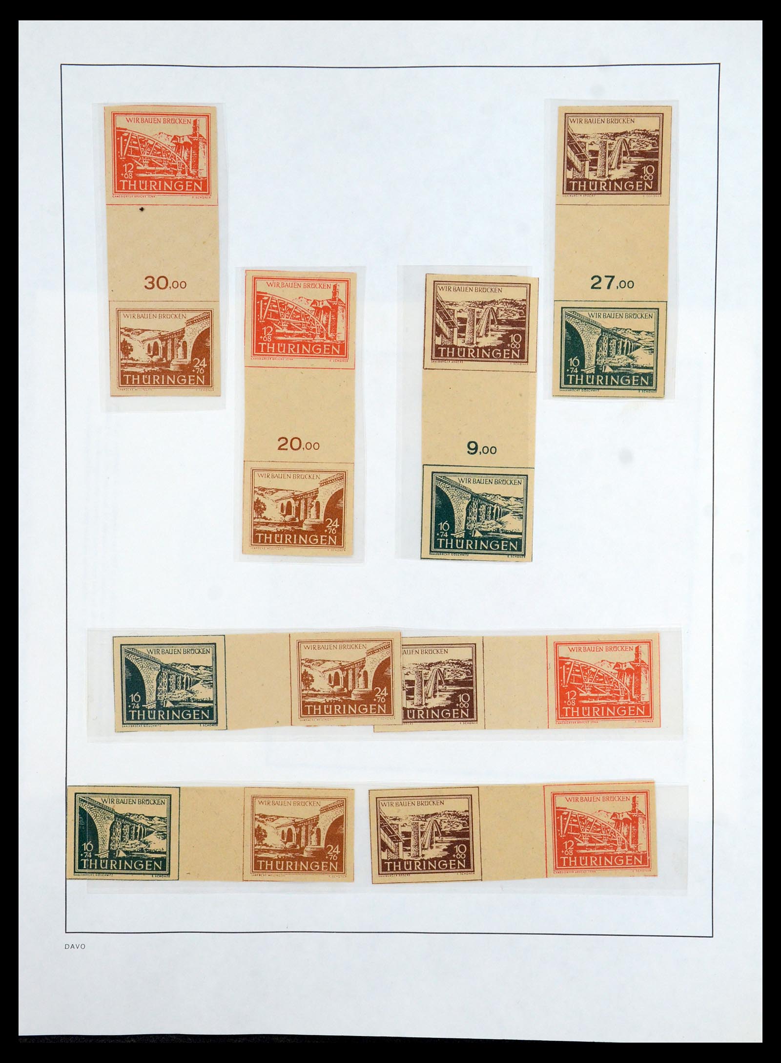 36421 024 - Stamp collection 36421 Soviet Zone 1945-1949.