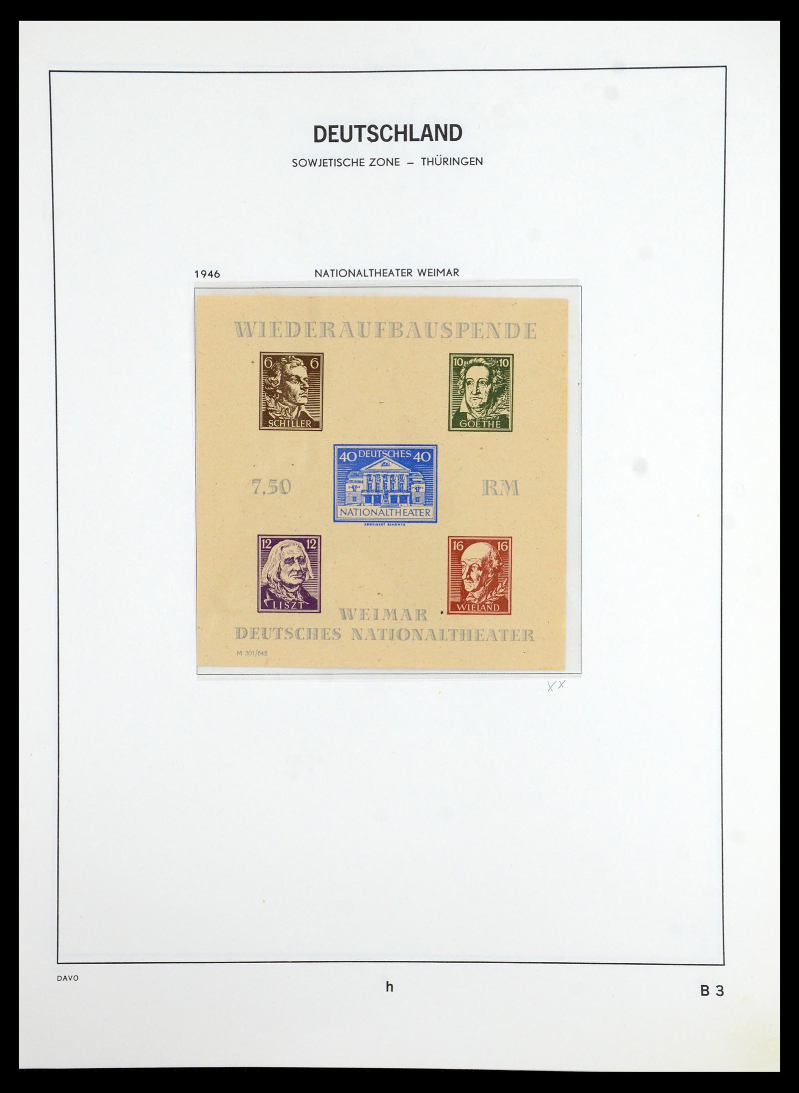 36421 027 - Stamp collection 36421 Soviet Zone 1945-1949.