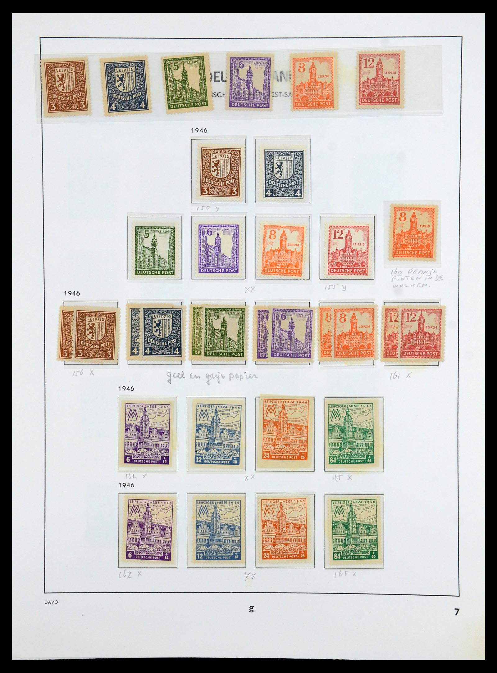 36421 035 - Stamp collection 36421 Soviet Zone 1945-1949.