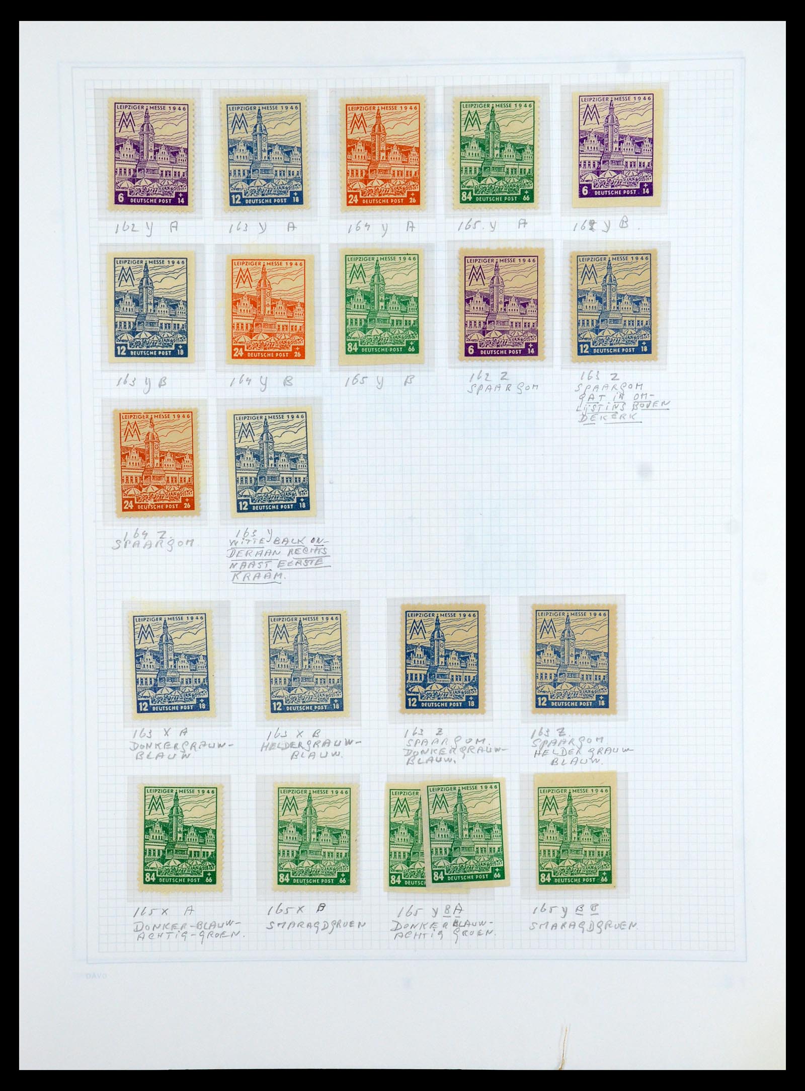 36421 036 - Stamp collection 36421 Soviet Zone 1945-1949.