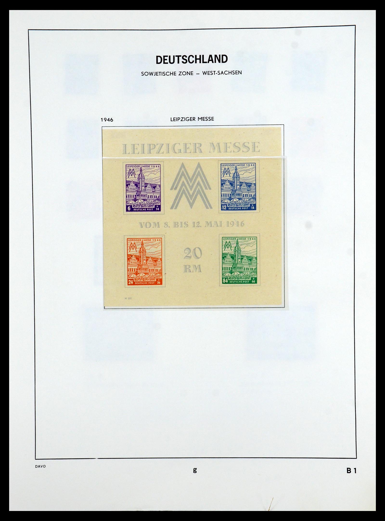 36421 037 - Stamp collection 36421 Soviet Zone 1945-1949.