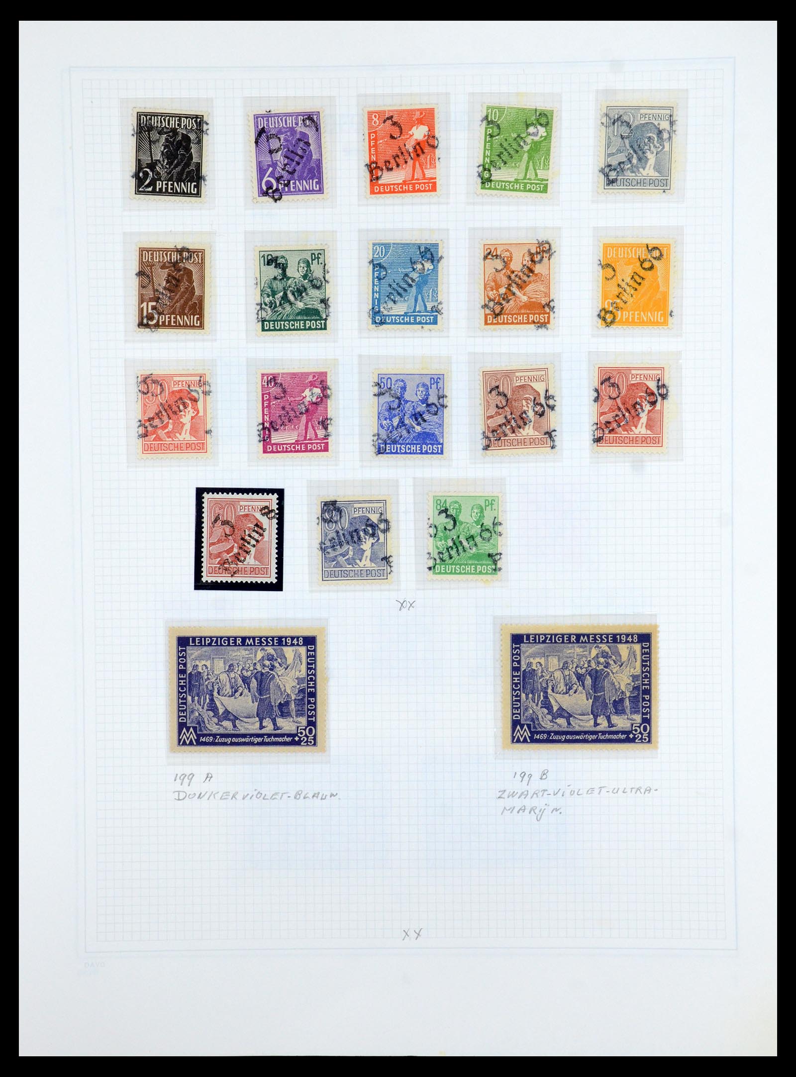 36421 038 - Stamp collection 36421 Soviet Zone 1945-1949.