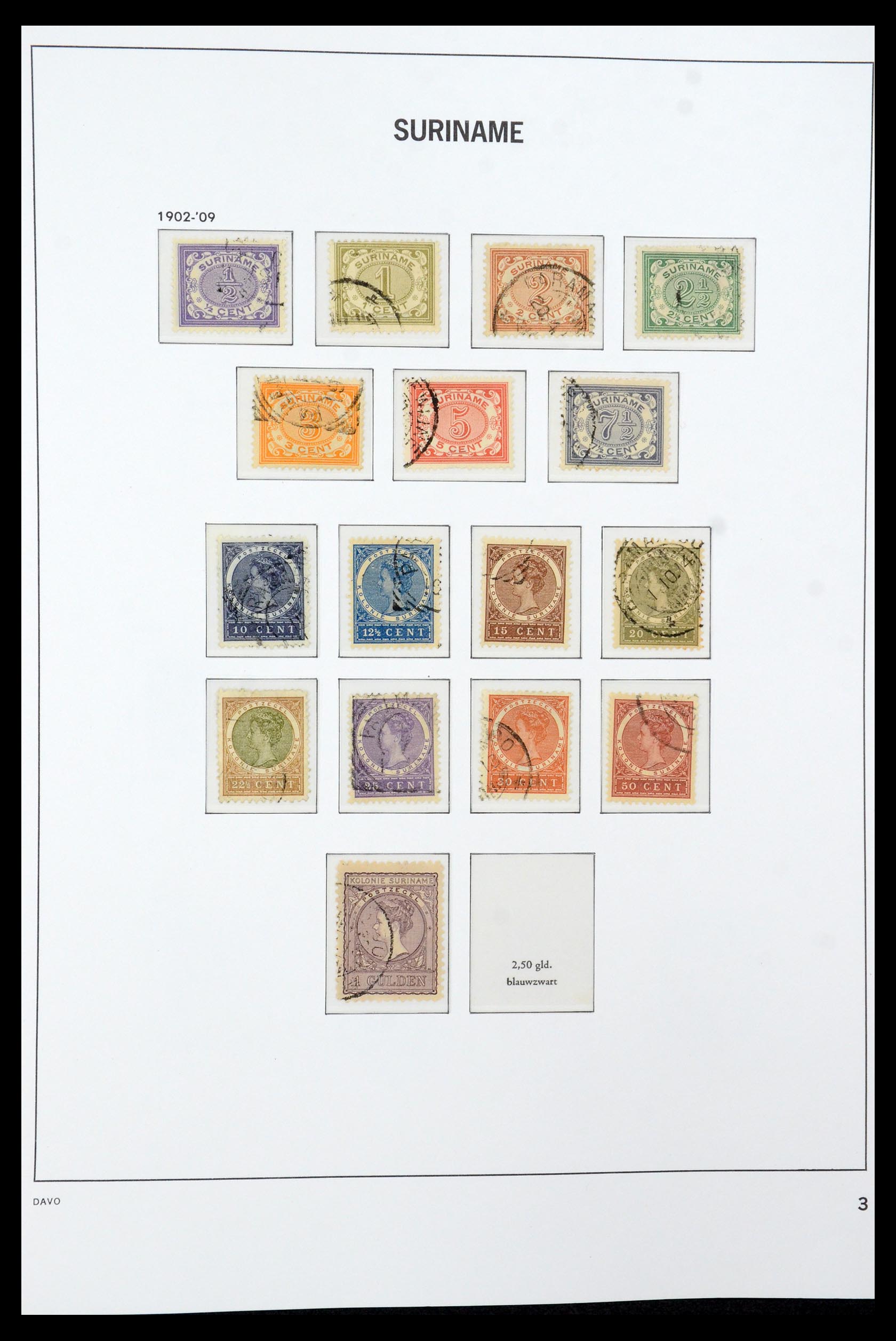 36422 003 - Postzegelverzameling 36422 Suriname 1873-1975.