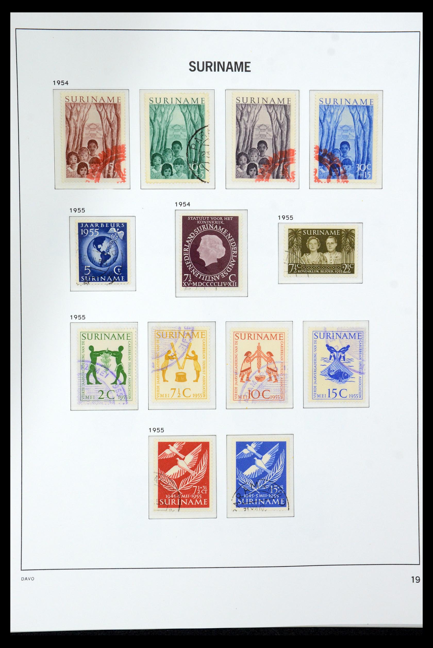 36422 018 - Postzegelverzameling 36422 Suriname 1873-1975.