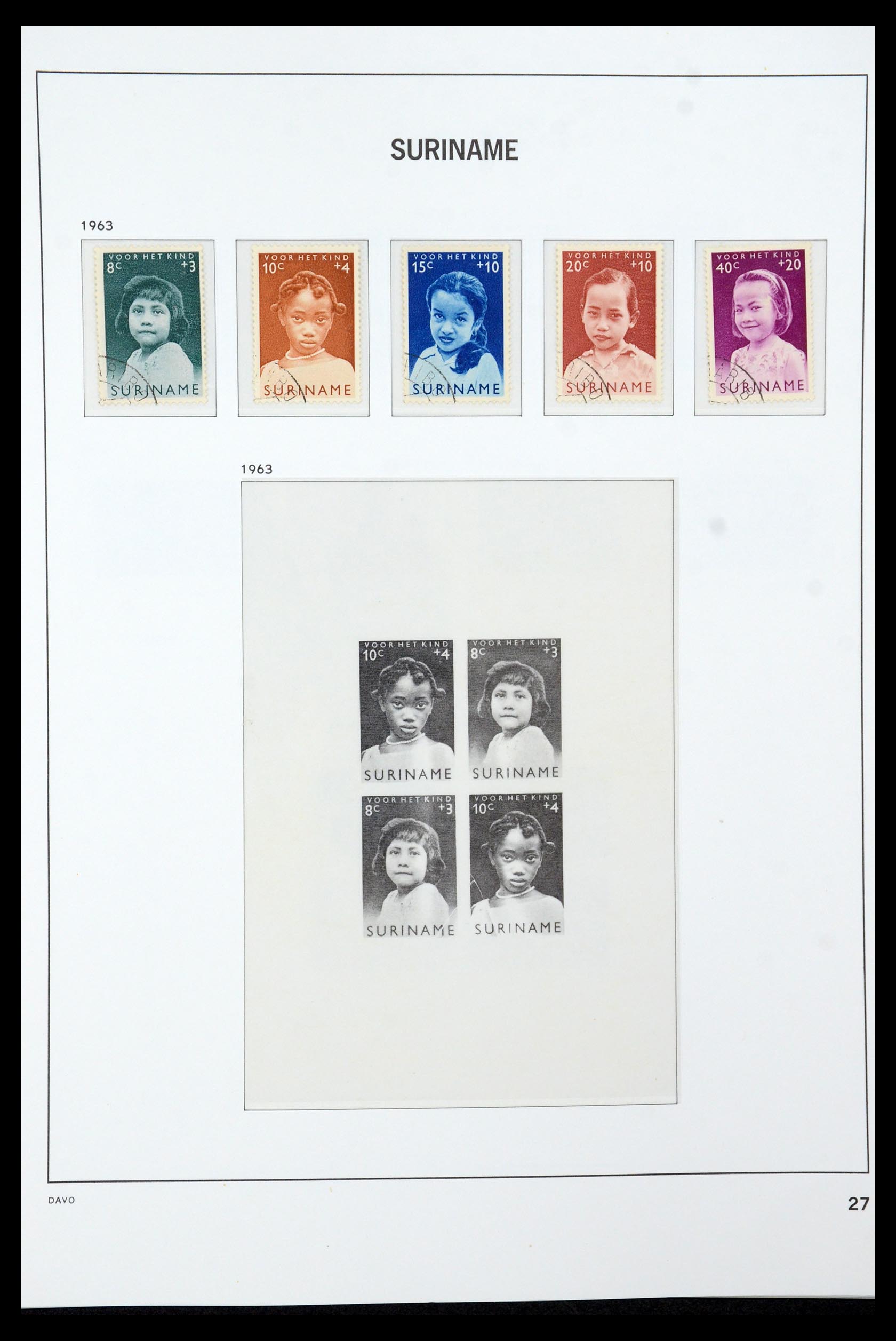 36422 026 - Postzegelverzameling 36422 Suriname 1873-1975.