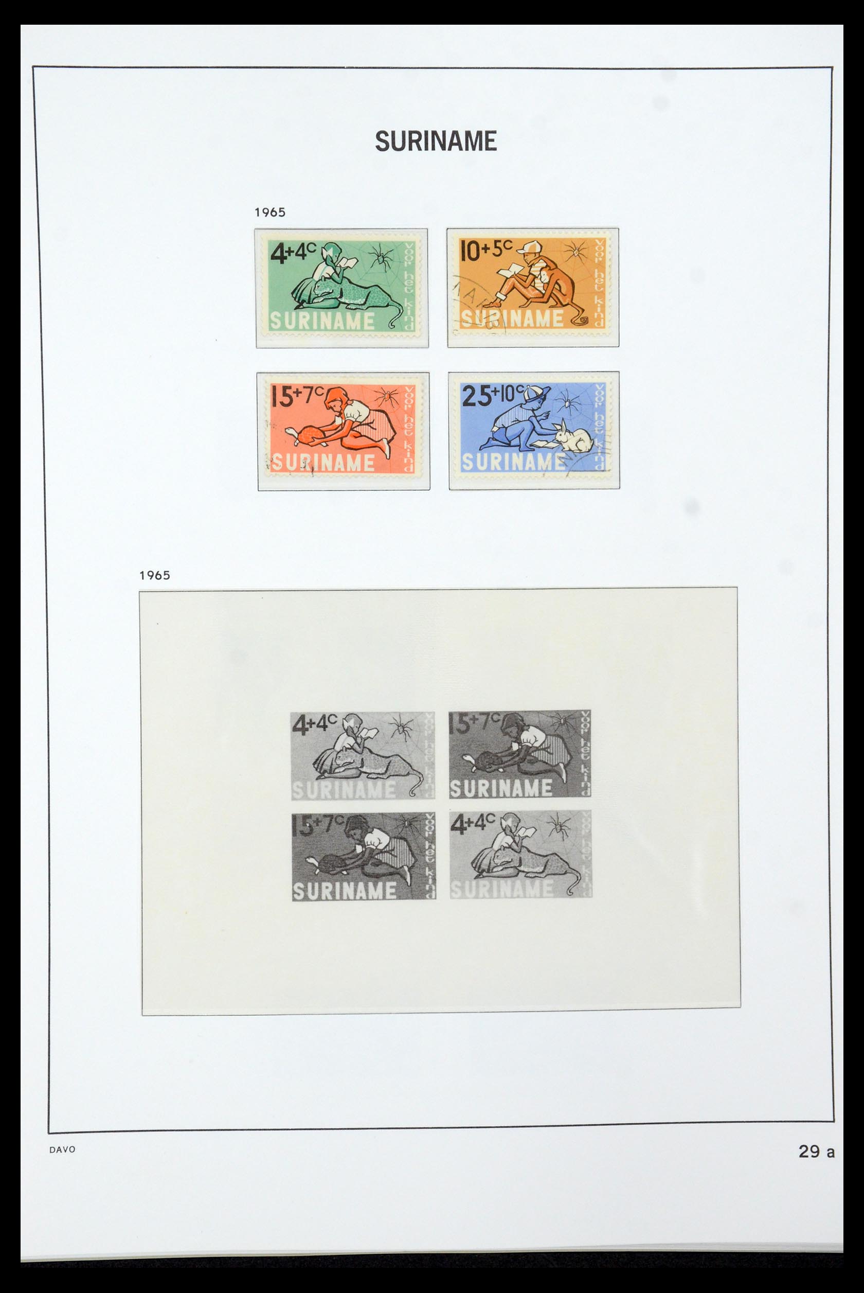36422 029 - Postzegelverzameling 36422 Suriname 1873-1975.