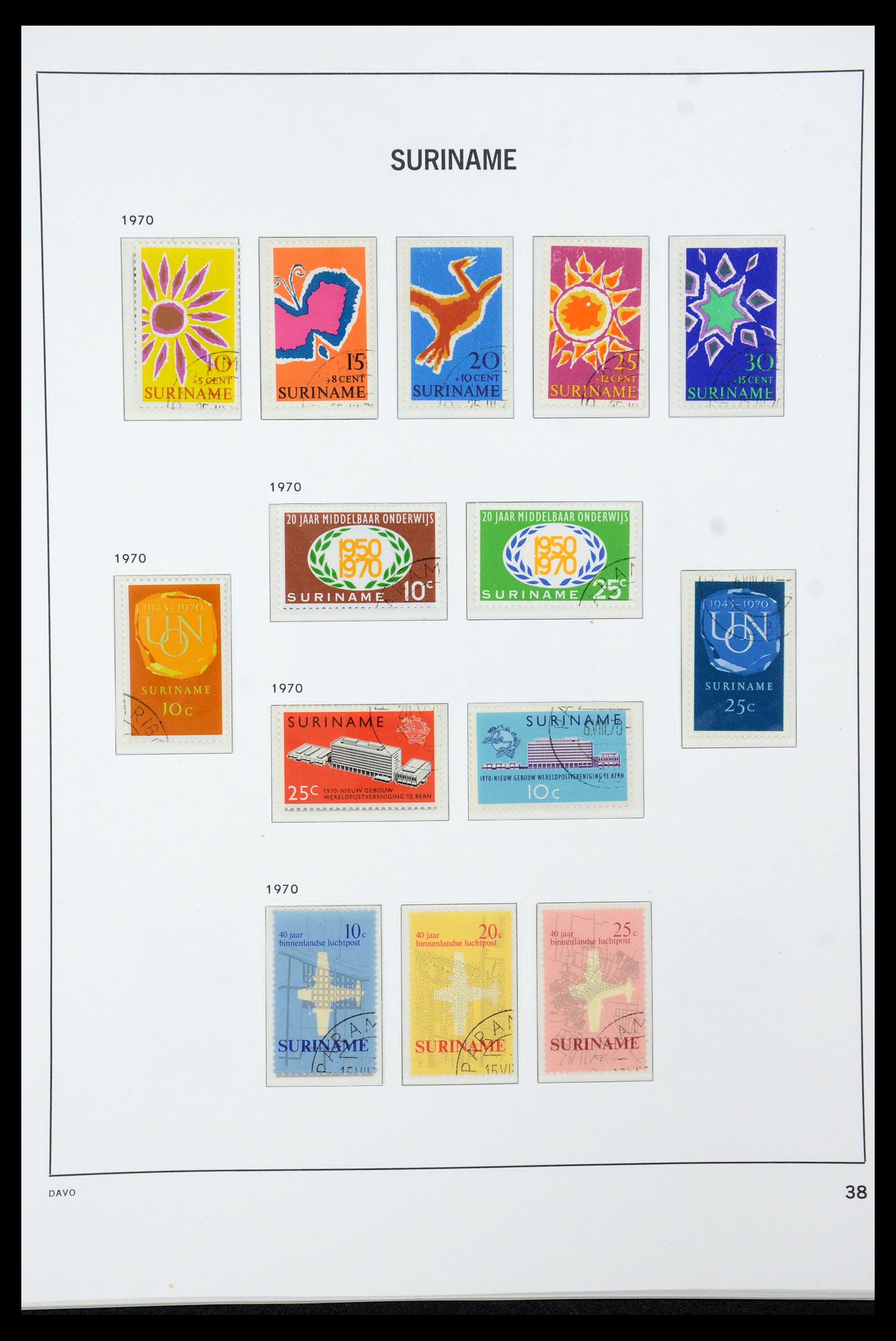 36422 038 - Postzegelverzameling 36422 Suriname 1873-1975.