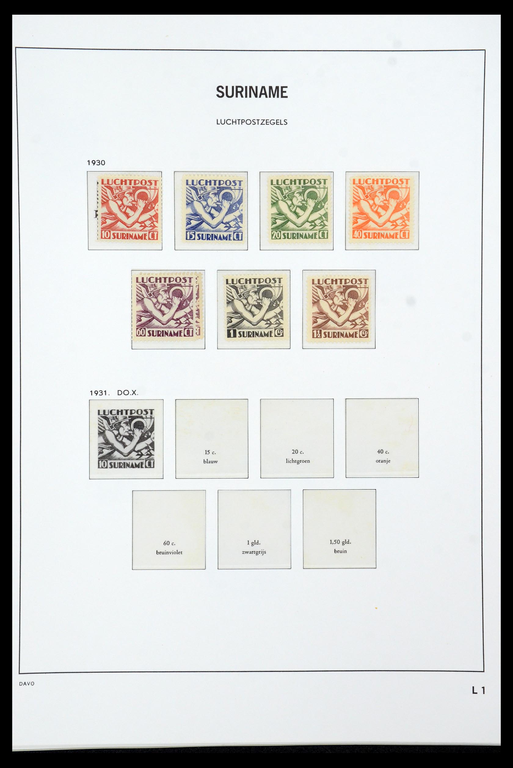 36422 050 - Postzegelverzameling 36422 Suriname 1873-1975.