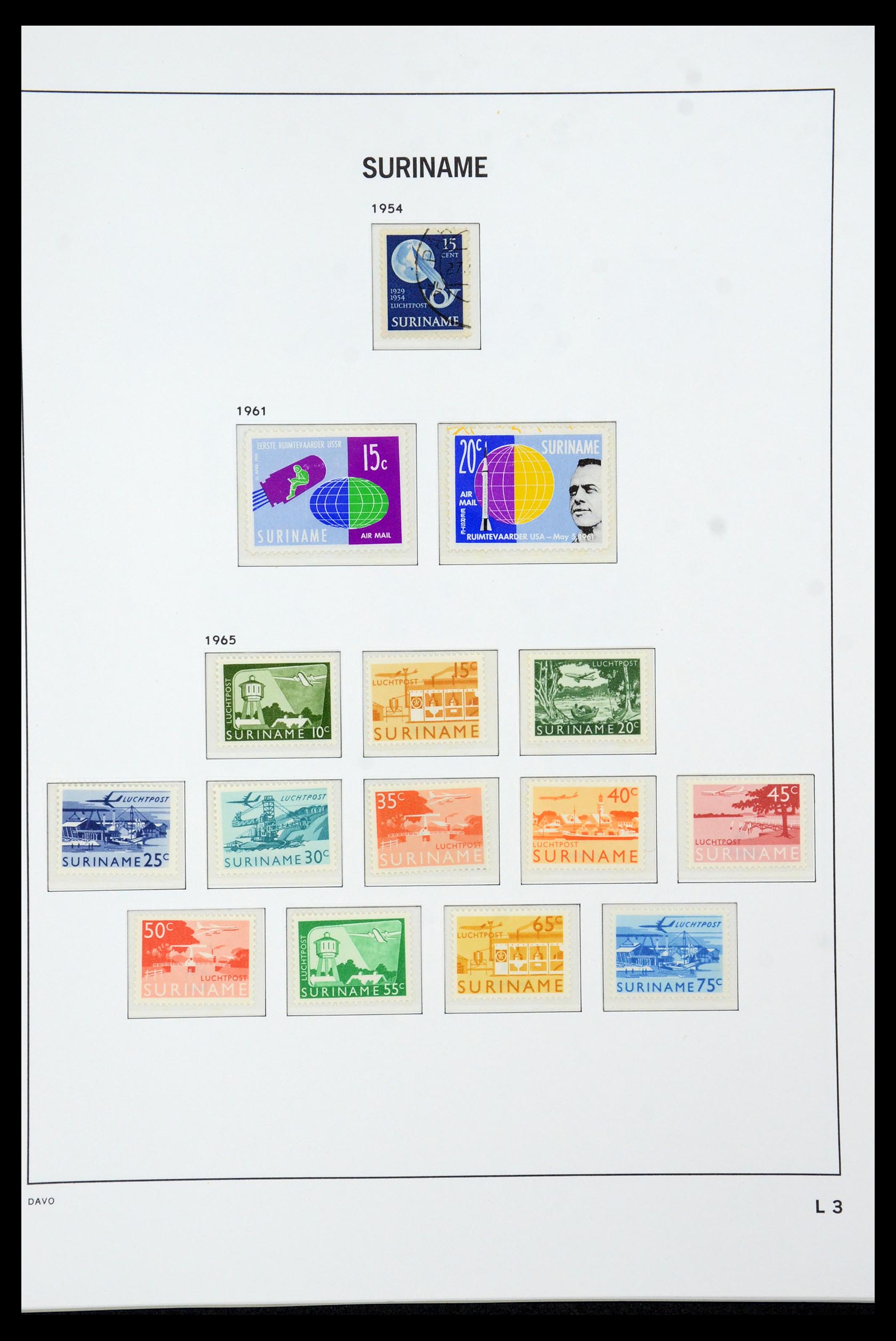 36422 052 - Postzegelverzameling 36422 Suriname 1873-1975.