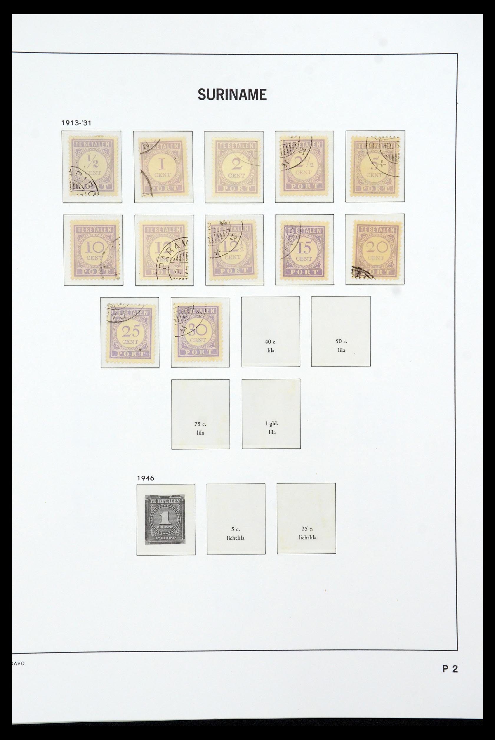 36422 055 - Postzegelverzameling 36422 Suriname 1873-1975.