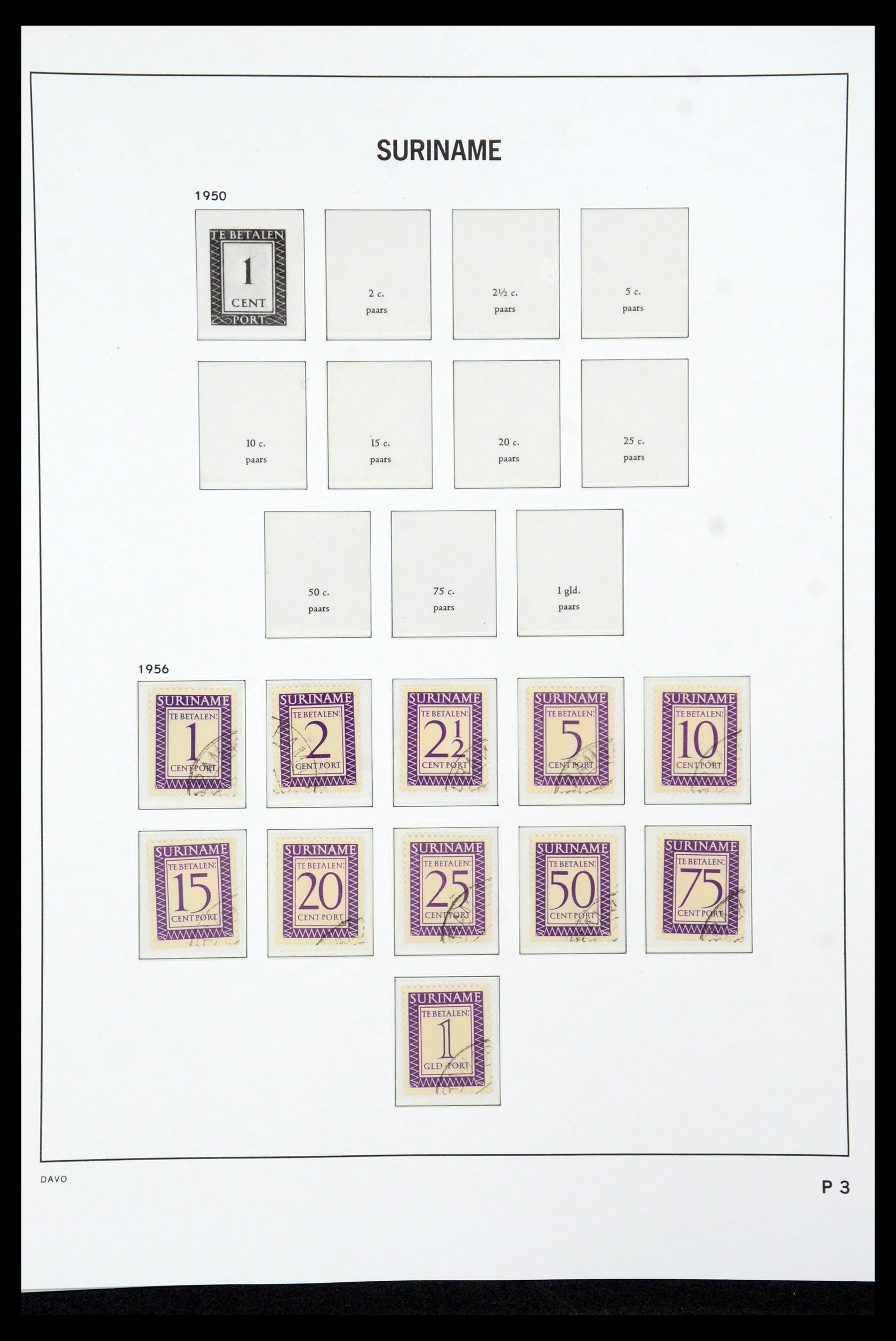 36422 056 - Postzegelverzameling 36422 Suriname 1873-1975.