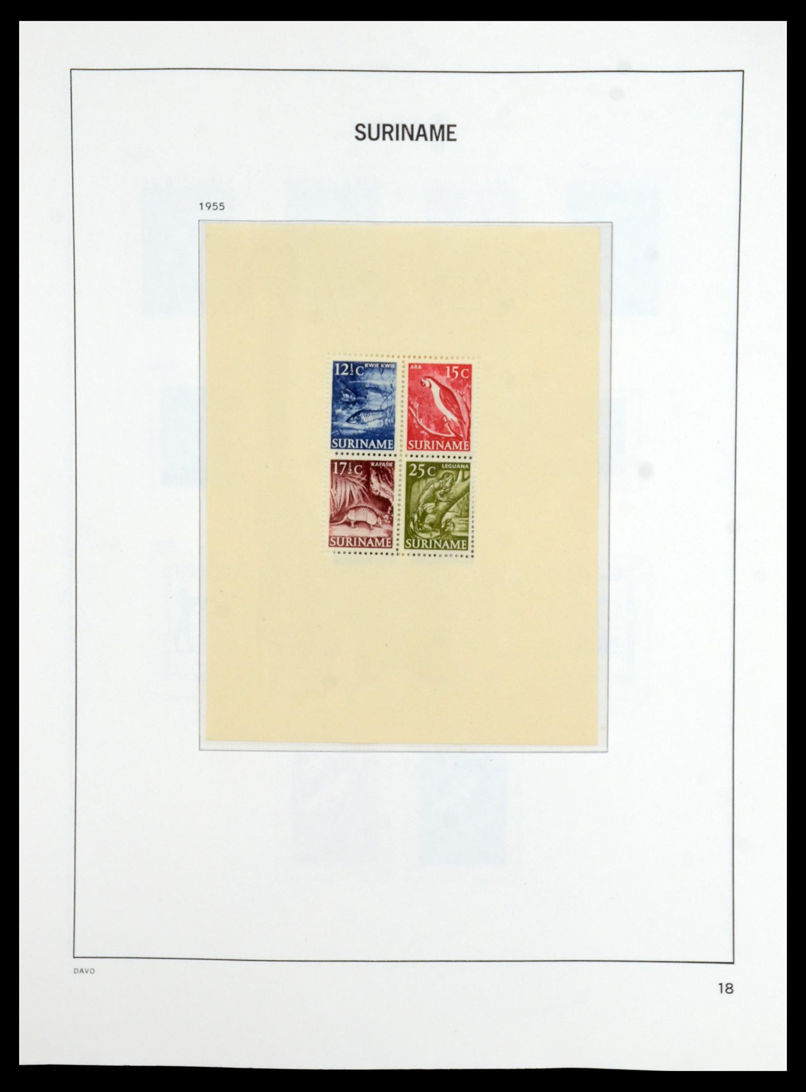 36423 018 - Postzegelverzameling 36423 Suriname 1873-1975.