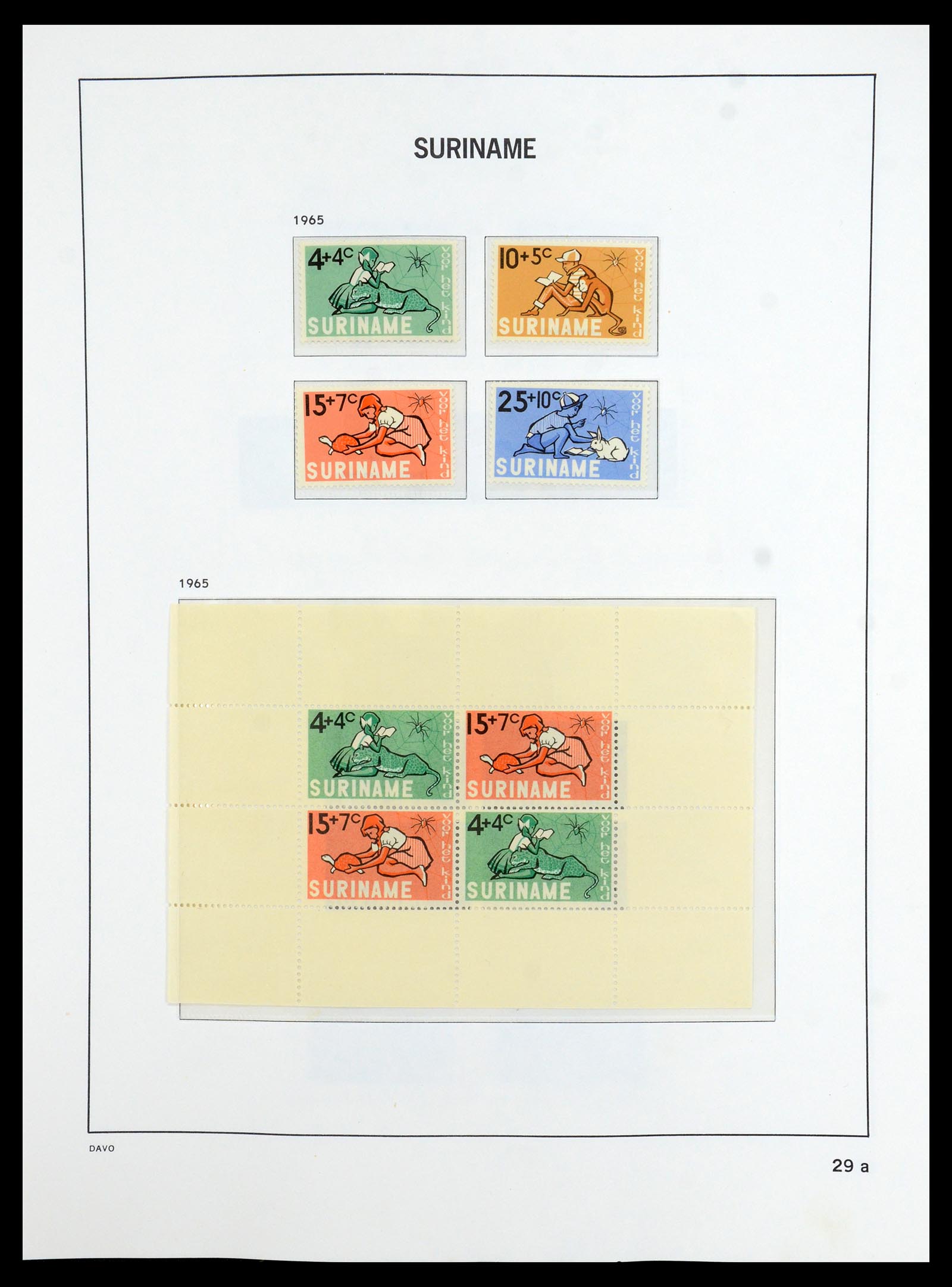 36423 030 - Postzegelverzameling 36423 Suriname 1873-1975.