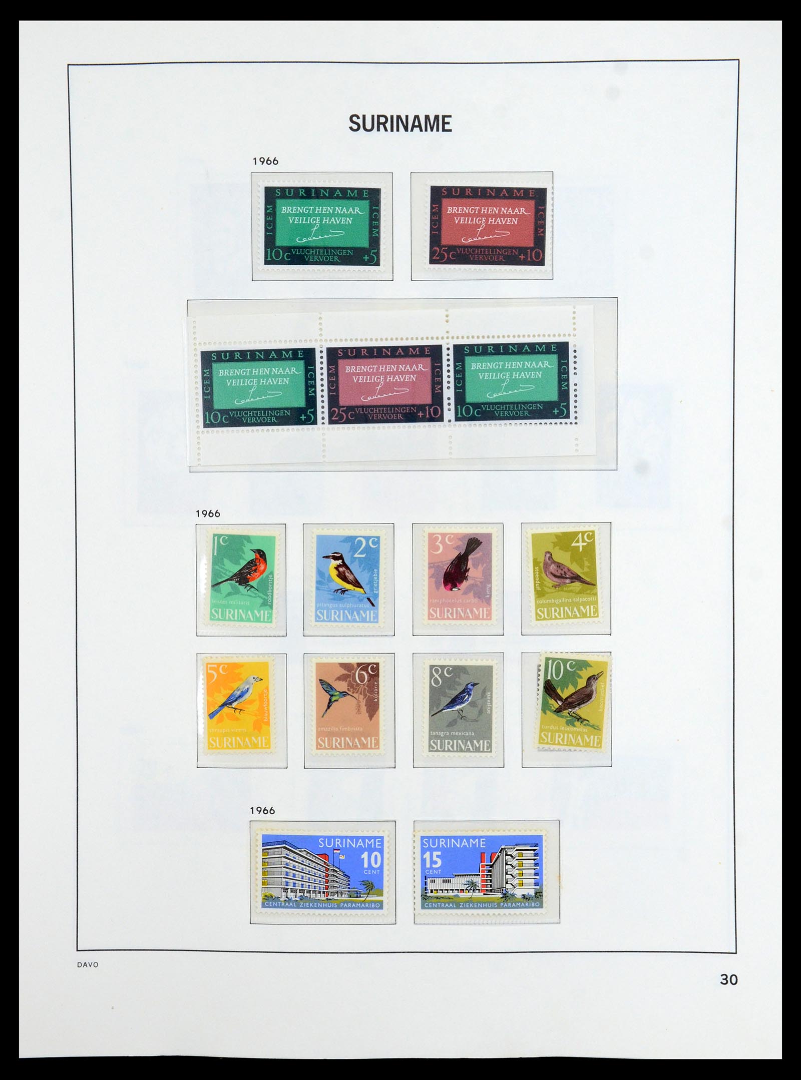 36423 031 - Postzegelverzameling 36423 Suriname 1873-1975.