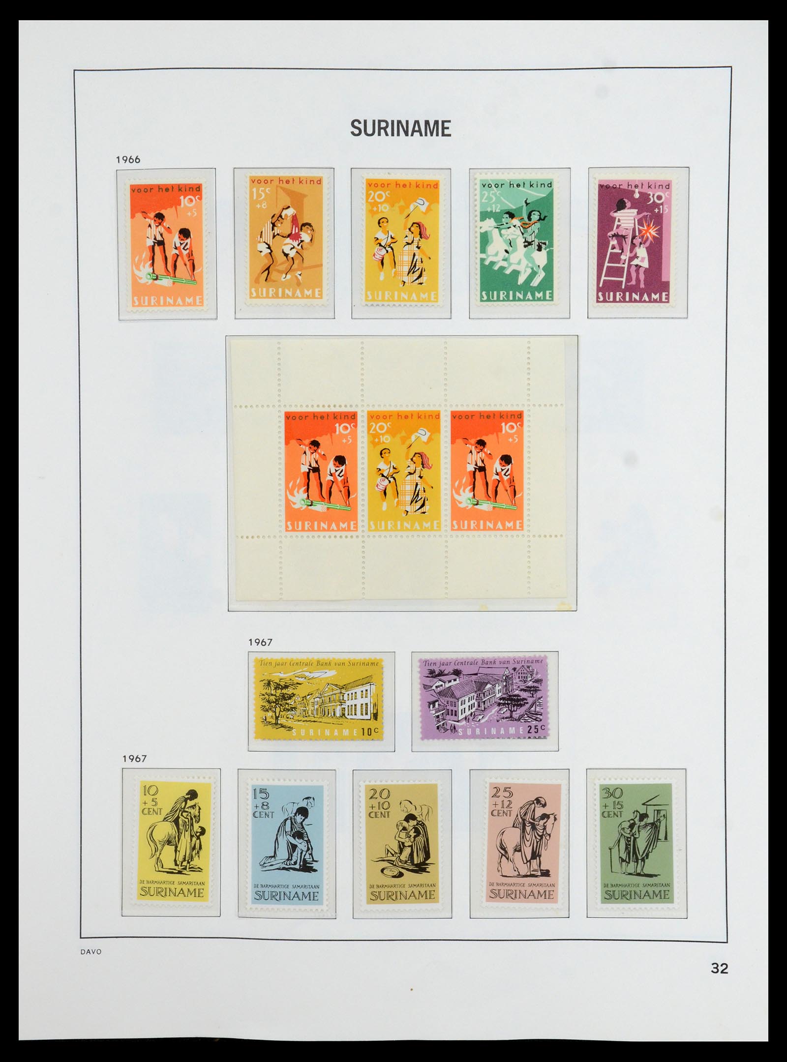 36423 033 - Postzegelverzameling 36423 Suriname 1873-1975.