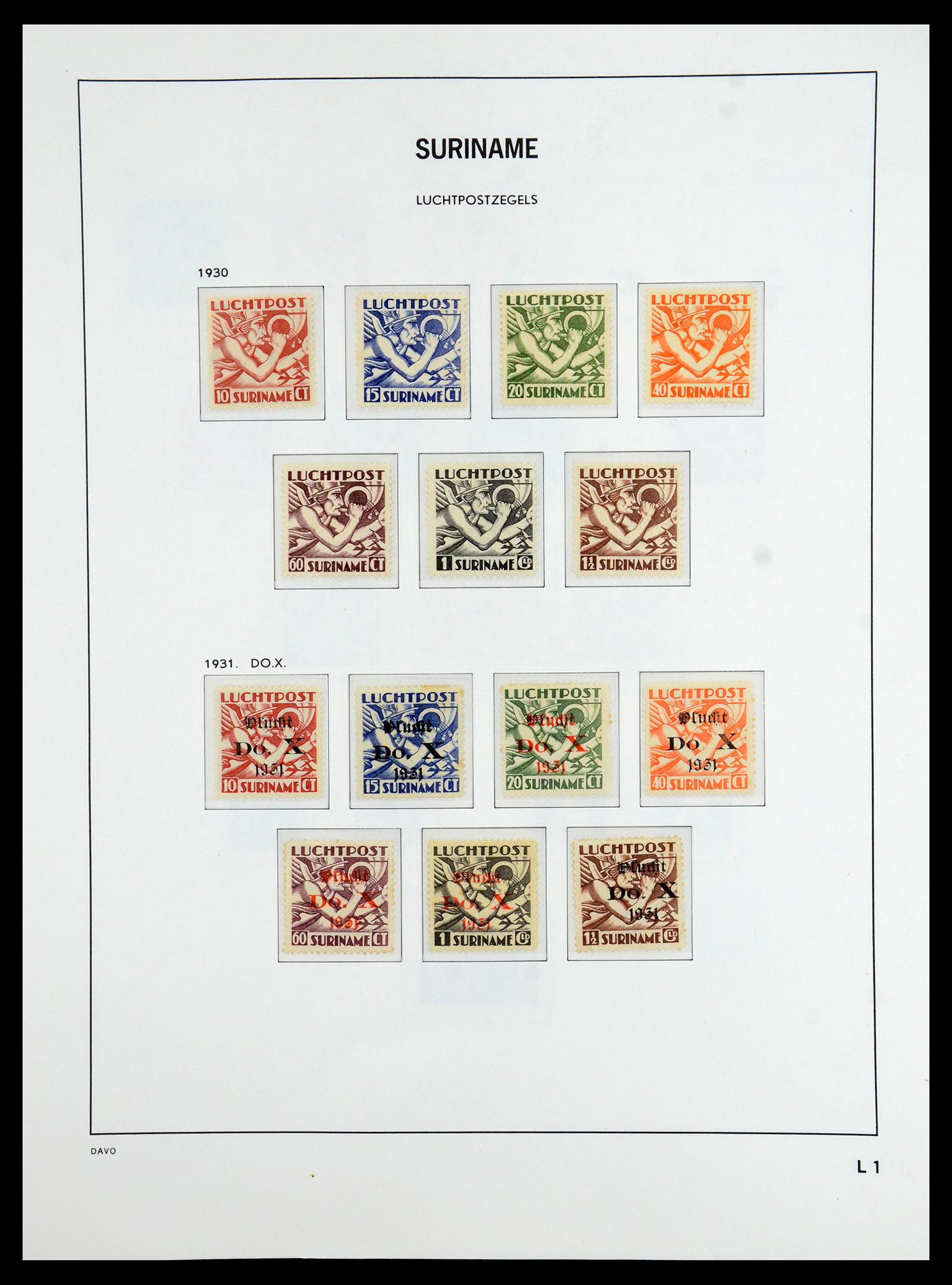 36423 052 - Postzegelverzameling 36423 Suriname 1873-1975.