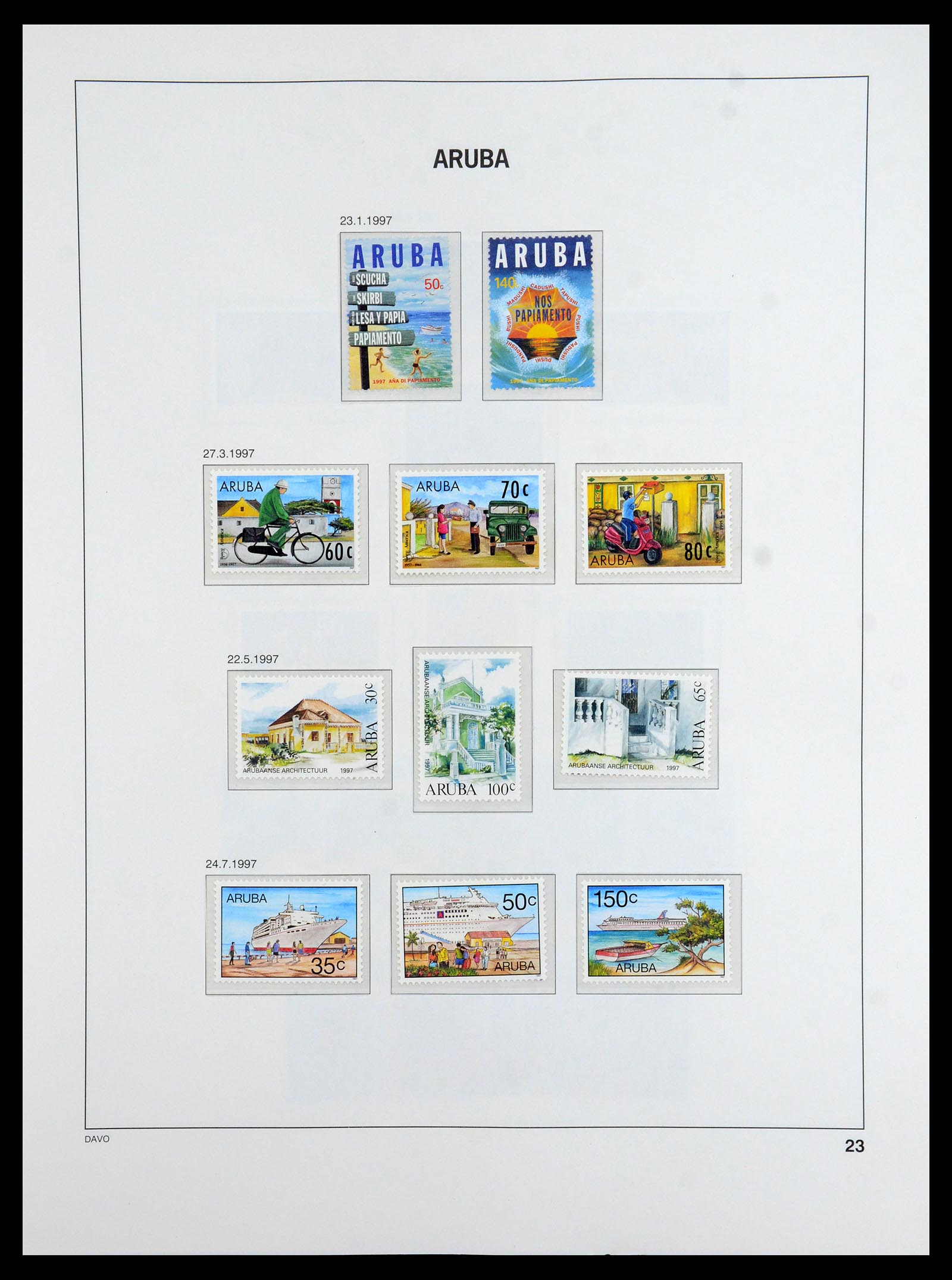 36423 081 - Postzegelverzameling 36423 Suriname 1873-1975.