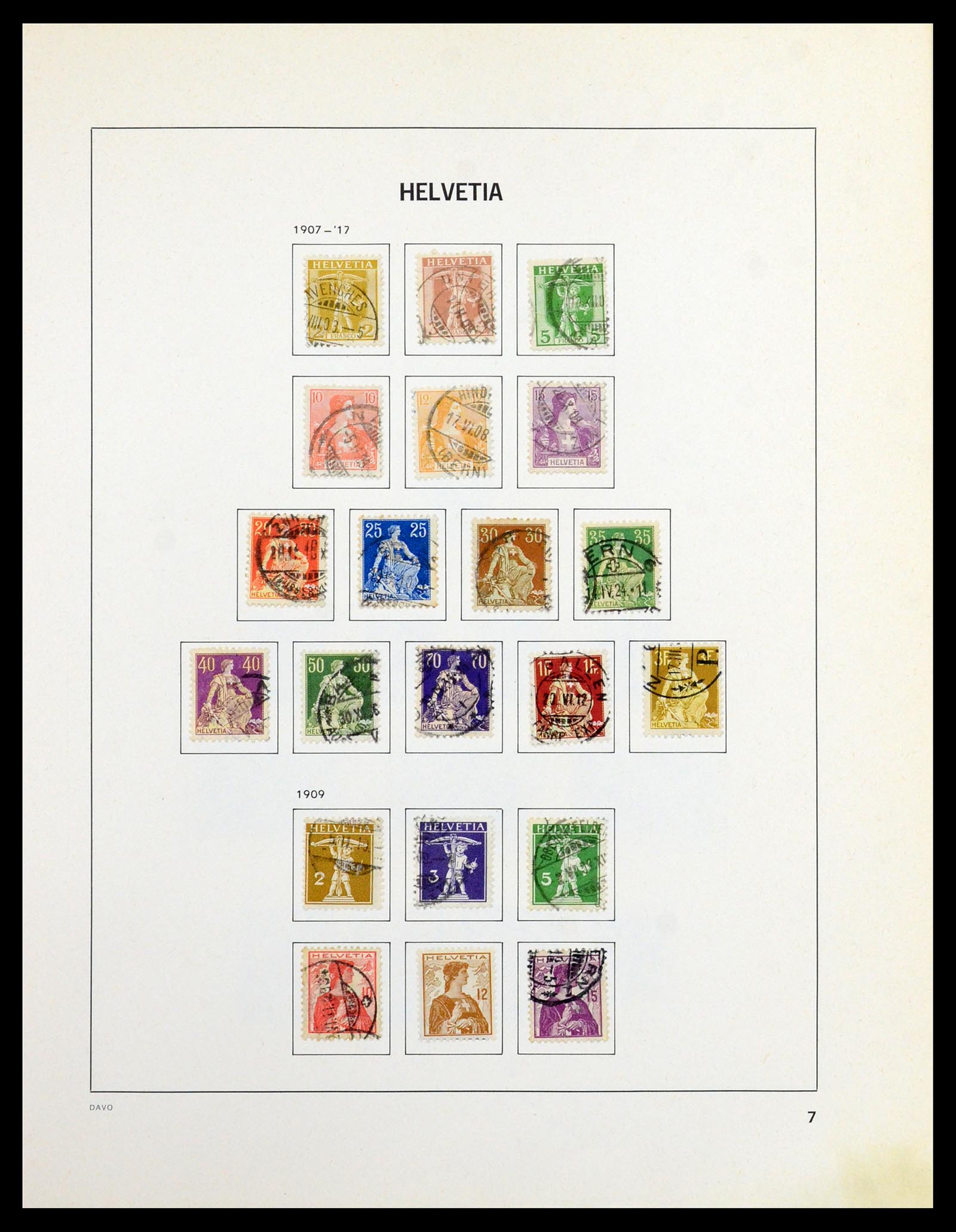 36424 006 - Postzegelverzameling 36424 Zwitserland 1854-1997.