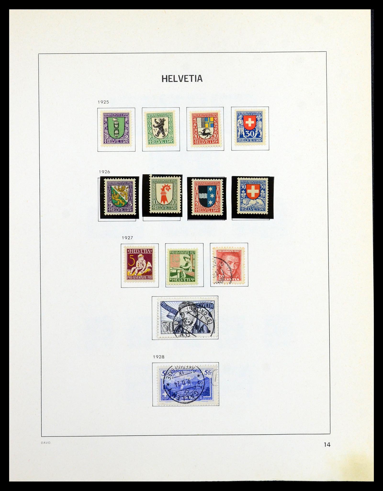 36424 012 - Stamp collection 36424 Switzerland 1854-1997.