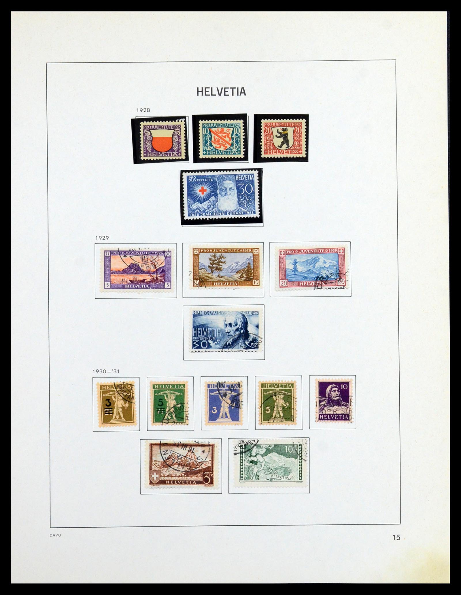 36424 013 - Stamp collection 36424 Switzerland 1854-1997.
