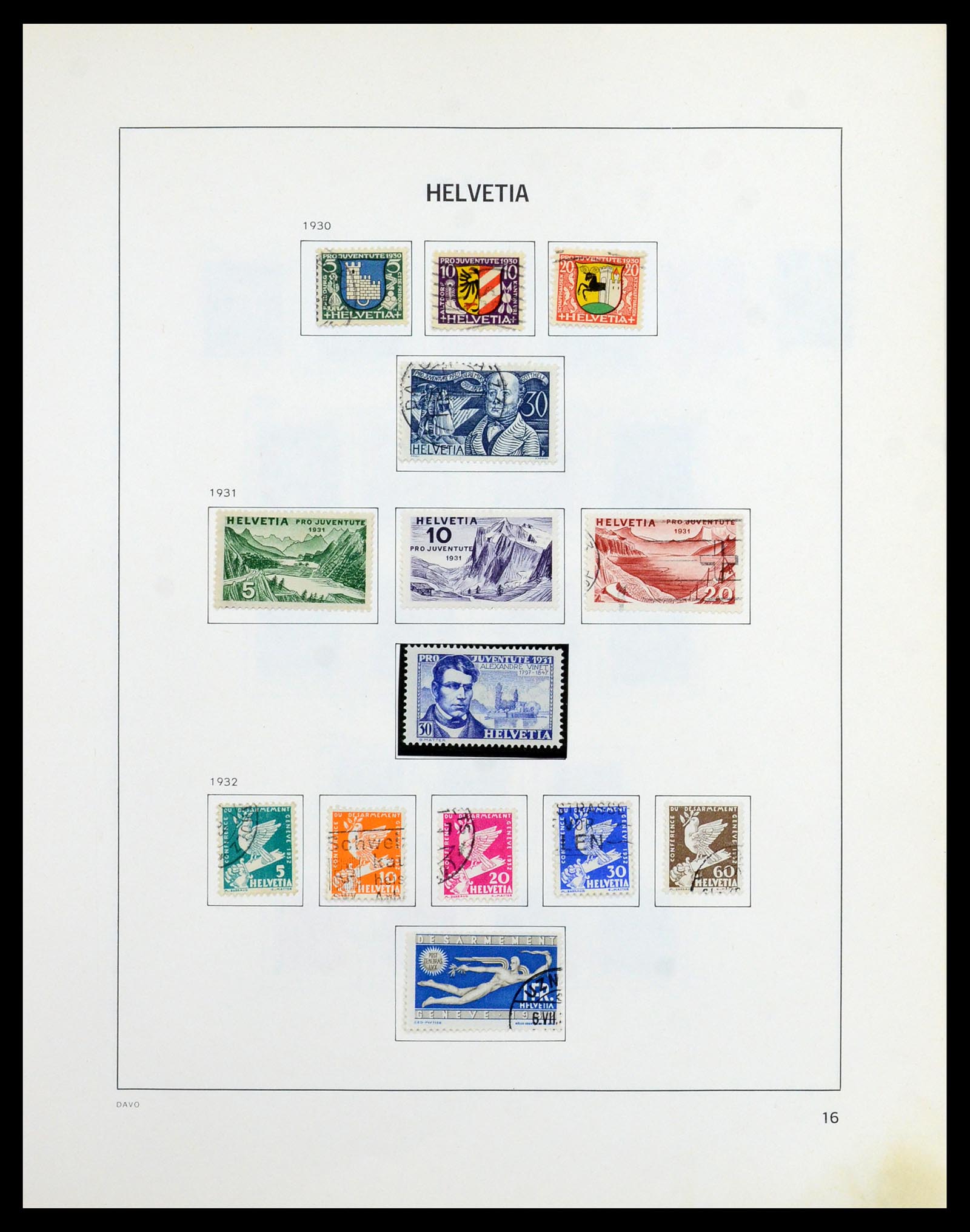 36424 014 - Postzegelverzameling 36424 Zwitserland 1854-1997.