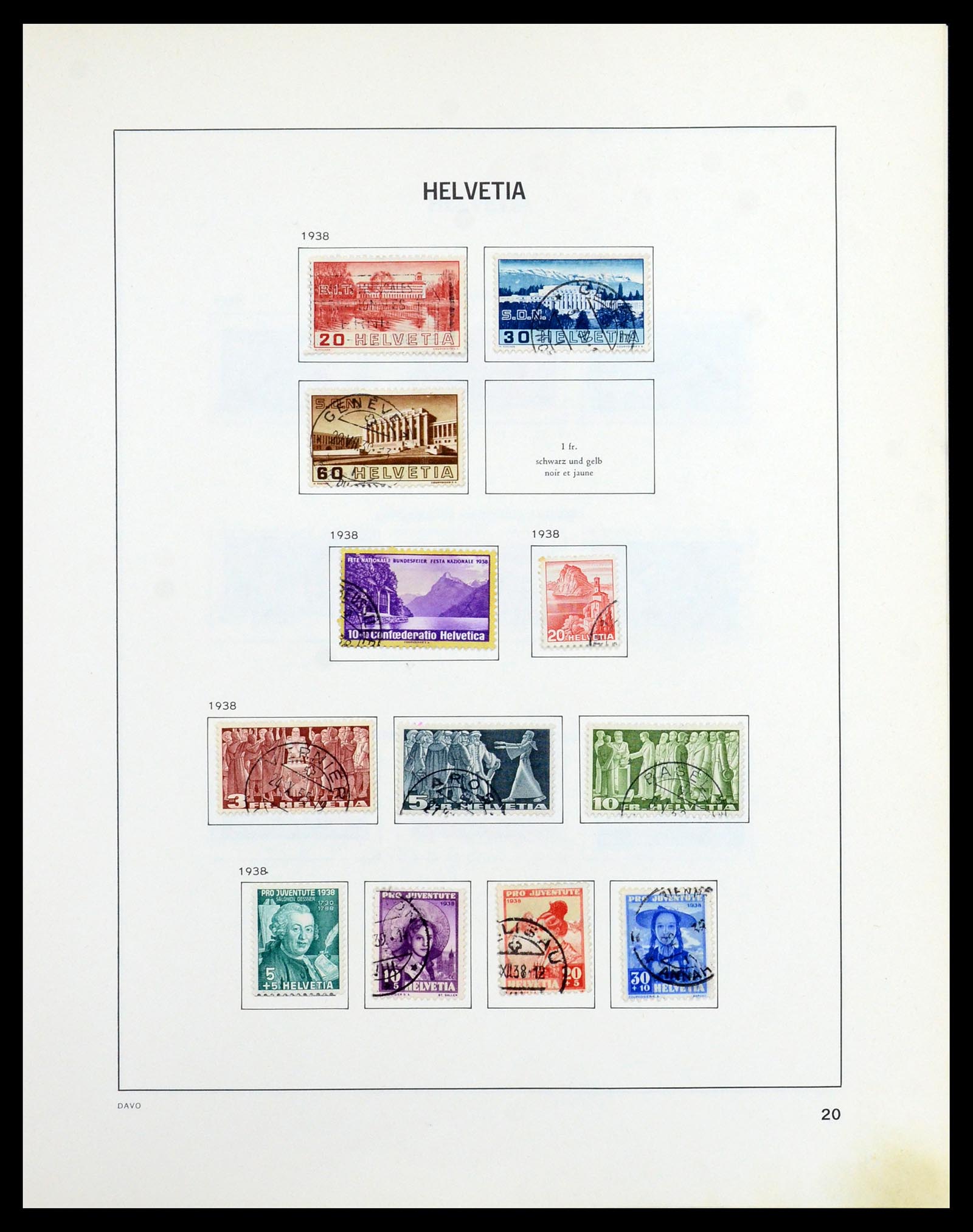 36424 018 - Postzegelverzameling 36424 Zwitserland 1854-1997.