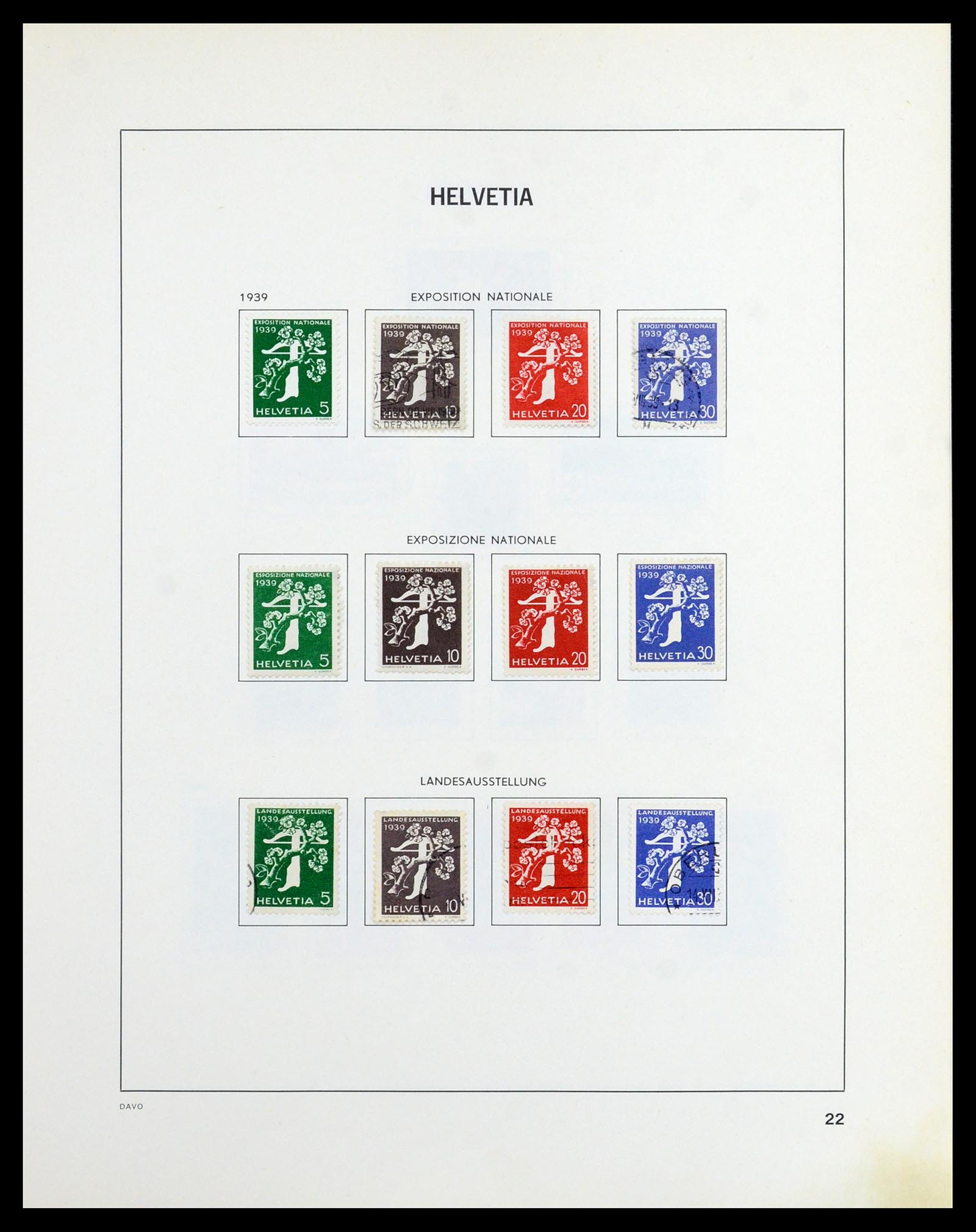 36424 020 - Postzegelverzameling 36424 Zwitserland 1854-1997.