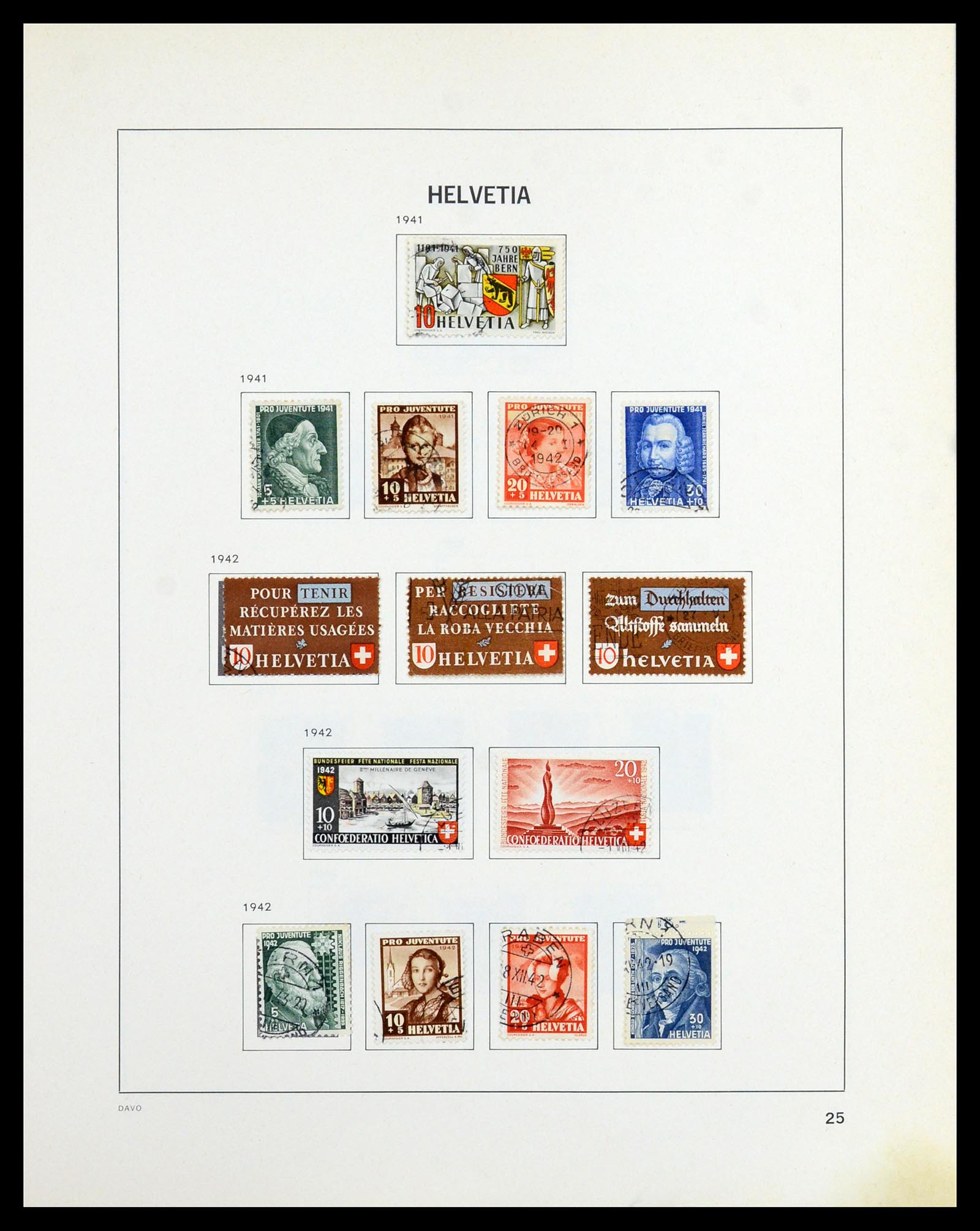 36424 023 - Postzegelverzameling 36424 Zwitserland 1854-1997.