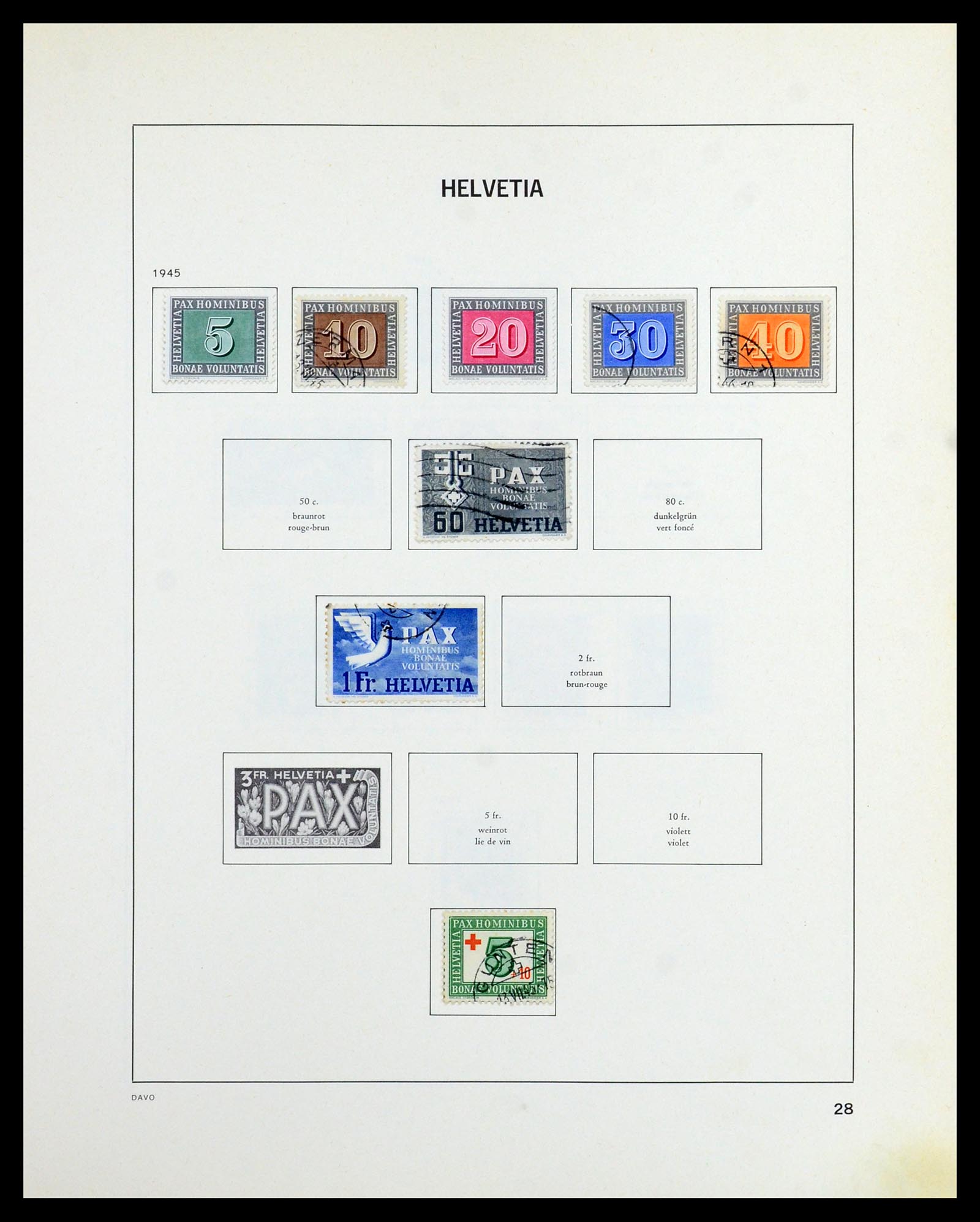 36424 026 - Postzegelverzameling 36424 Zwitserland 1854-1997.