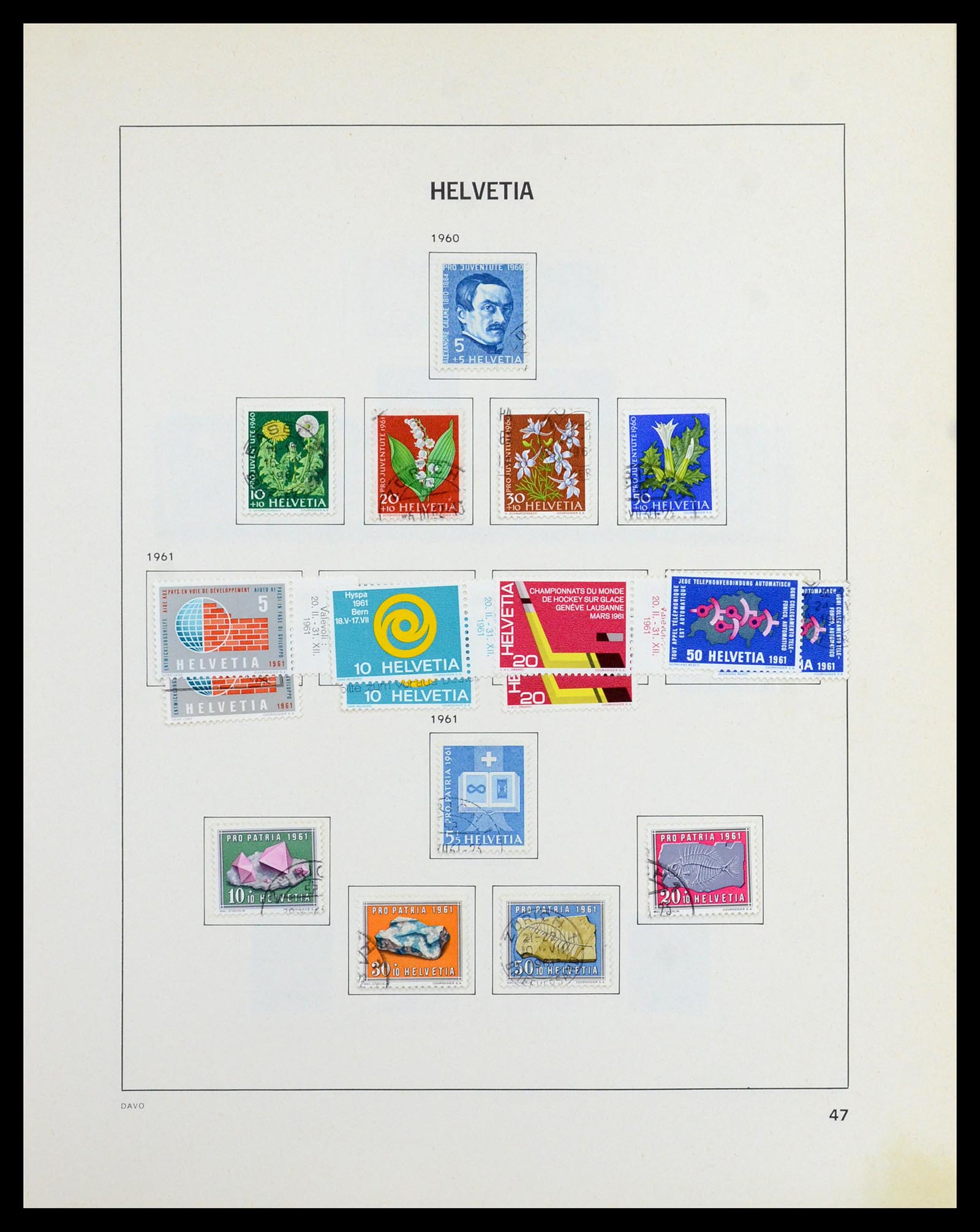 36424 046 - Stamp collection 36424 Switzerland 1854-1997.