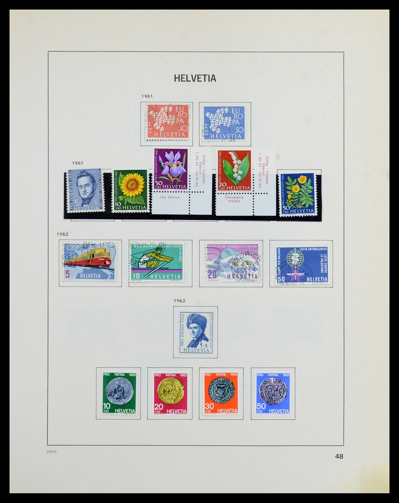 36424 047 - Stamp collection 36424 Switzerland 1854-1997.