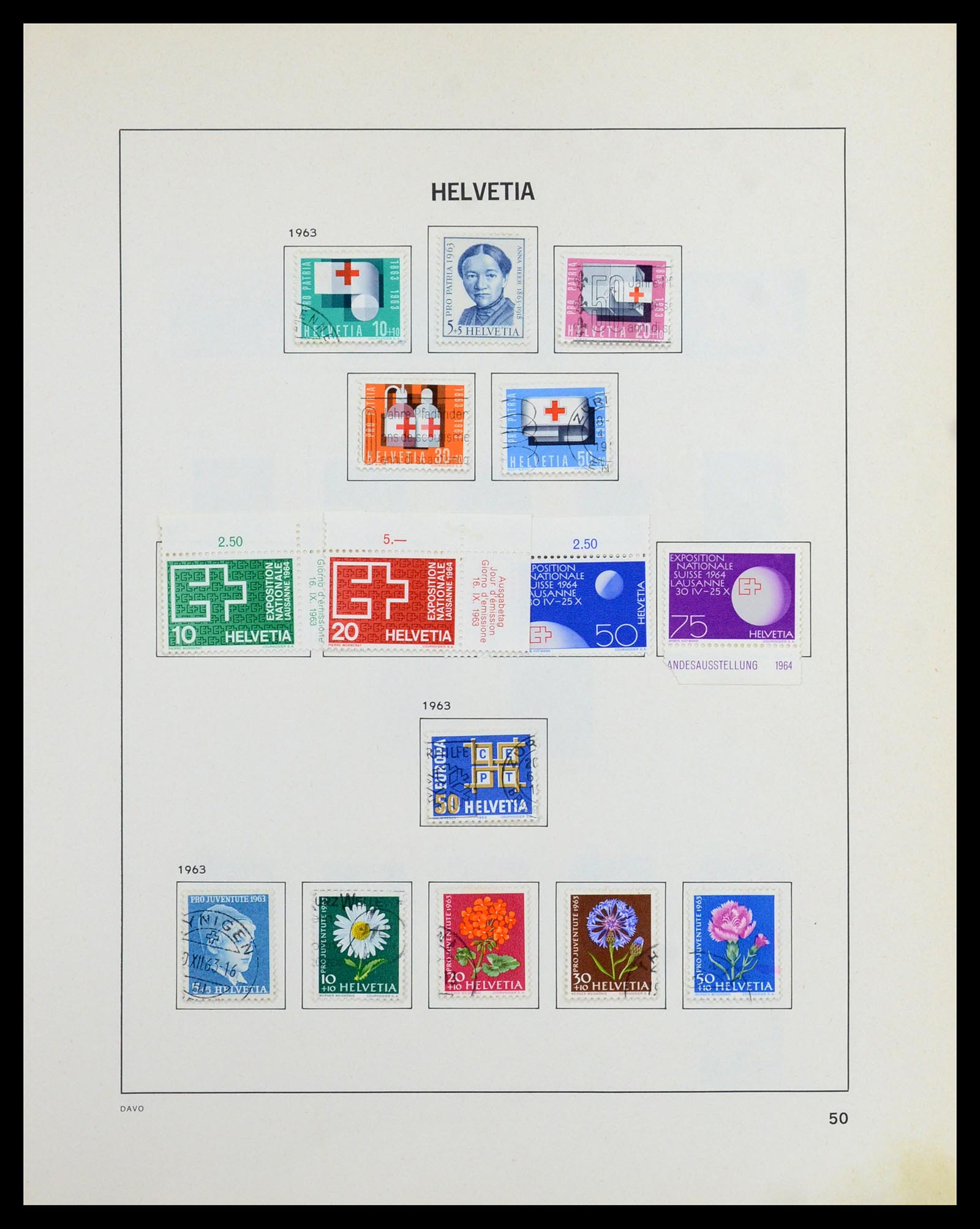 36424 049 - Stamp collection 36424 Switzerland 1854-1997.