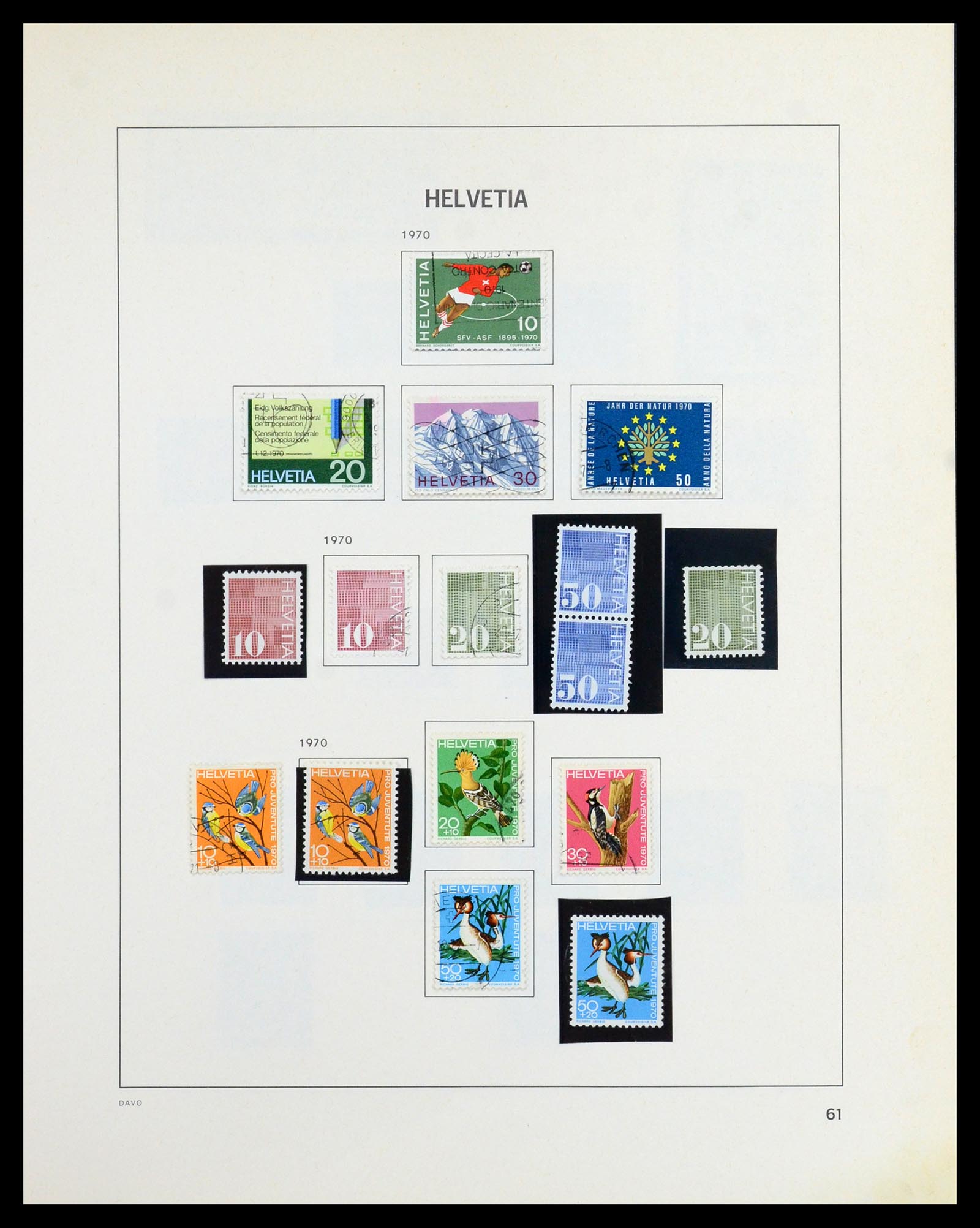 36424 060 - Stamp collection 36424 Switzerland 1854-1997.