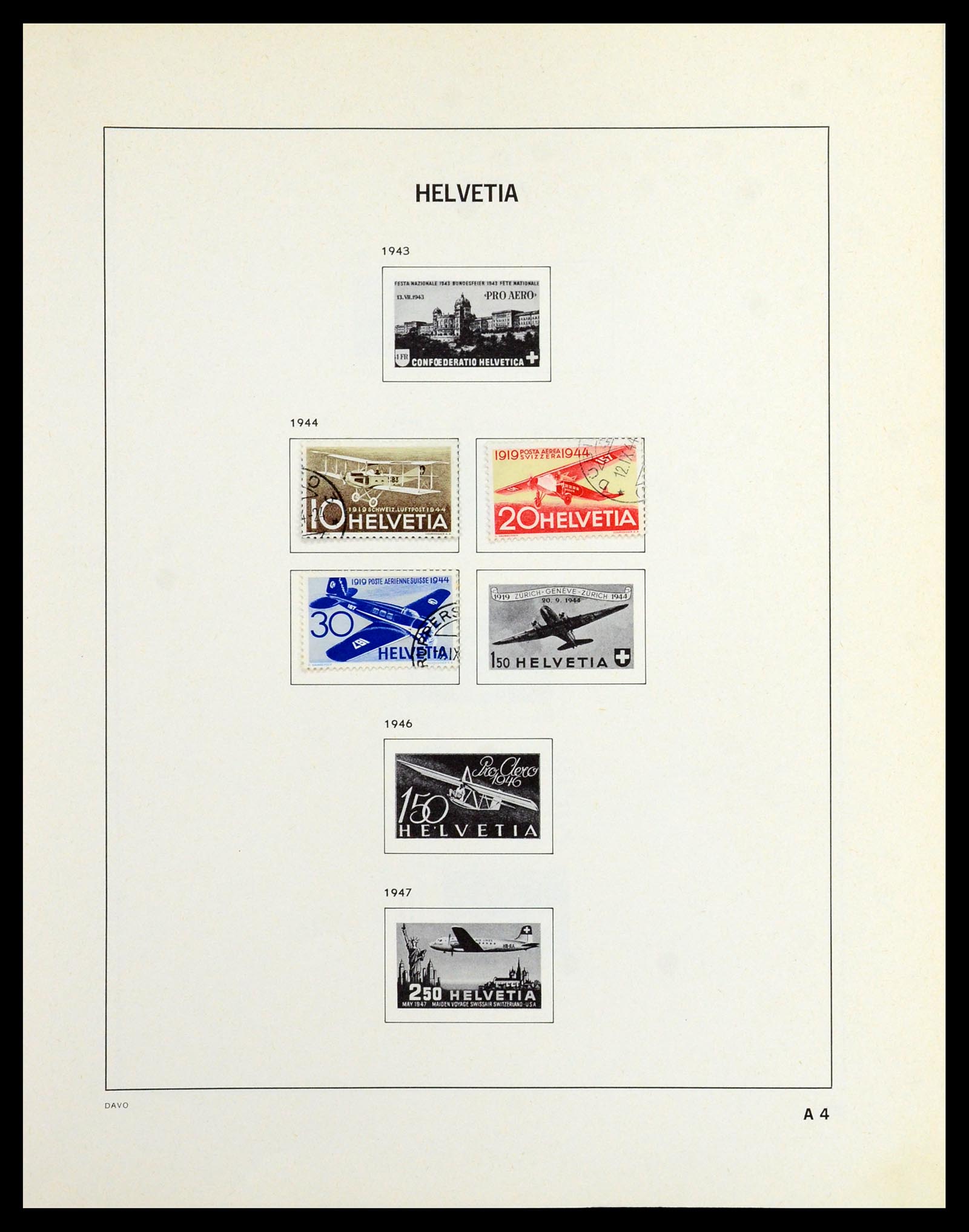 36424 122 - Stamp collection 36424 Switzerland 1854-1997.
