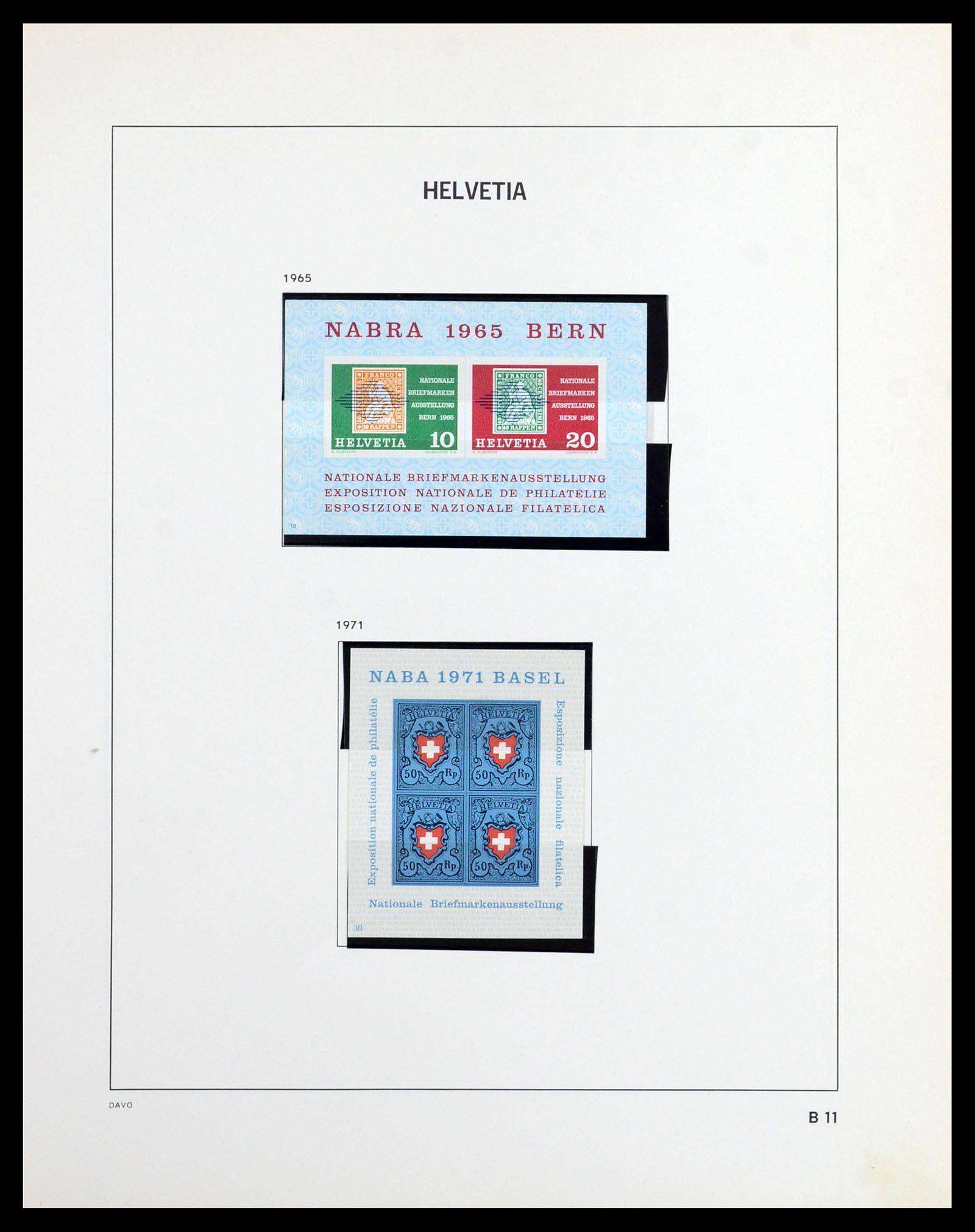 36424 126 - Stamp collection 36424 Switzerland 1854-1997.