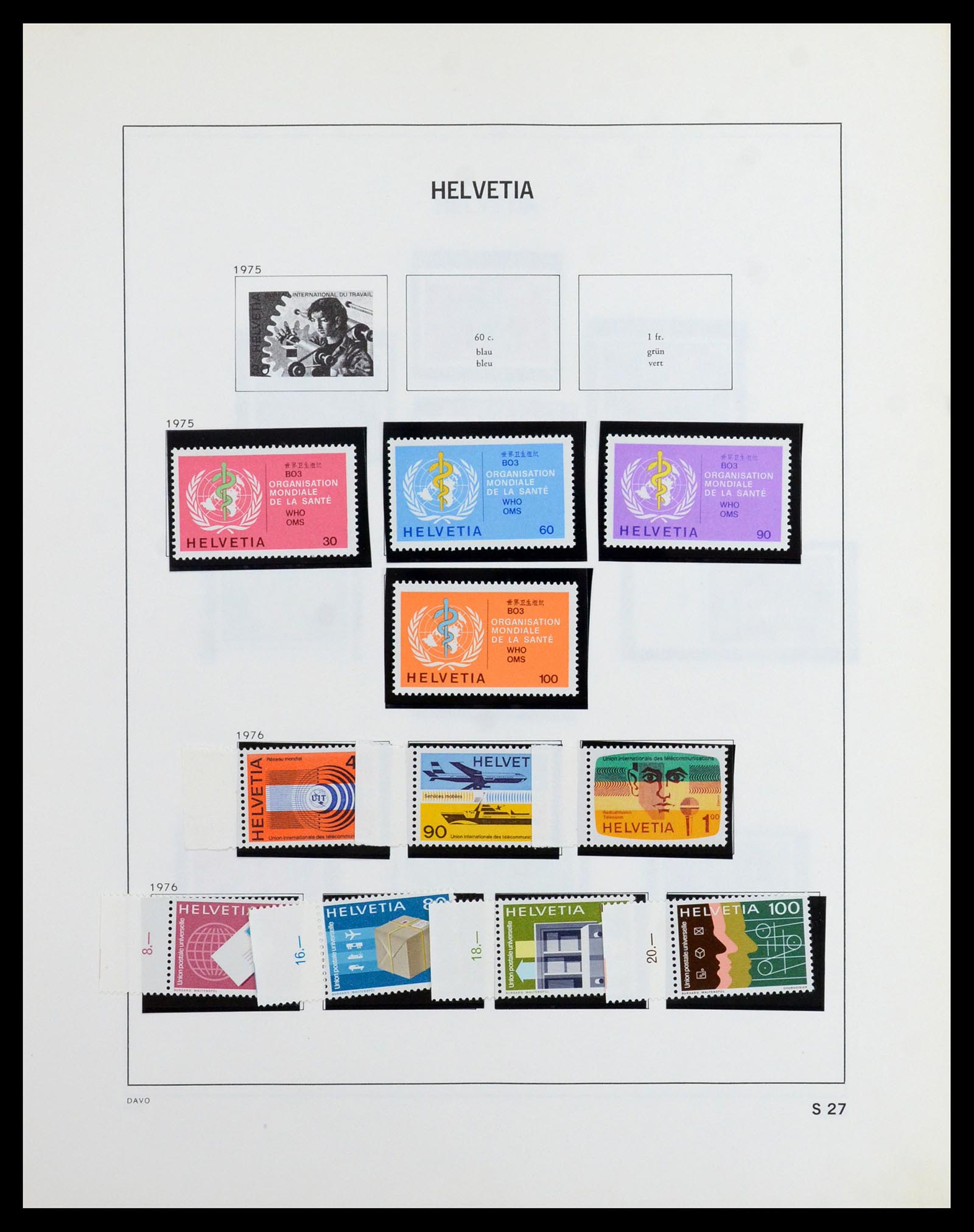 36424 133 - Stamp collection 36424 Switzerland 1854-1997.