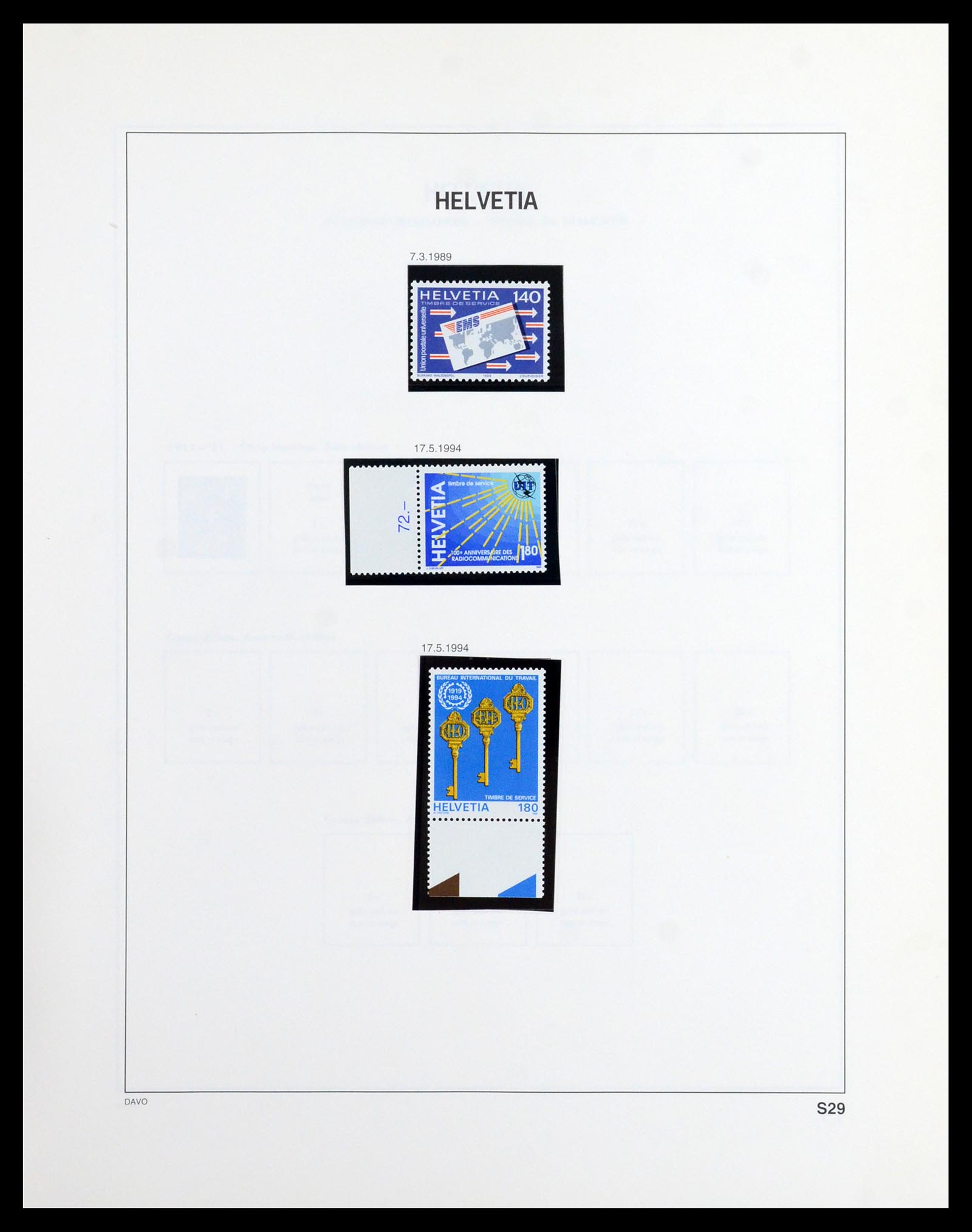 36424 135 - Stamp collection 36424 Switzerland 1854-1997.