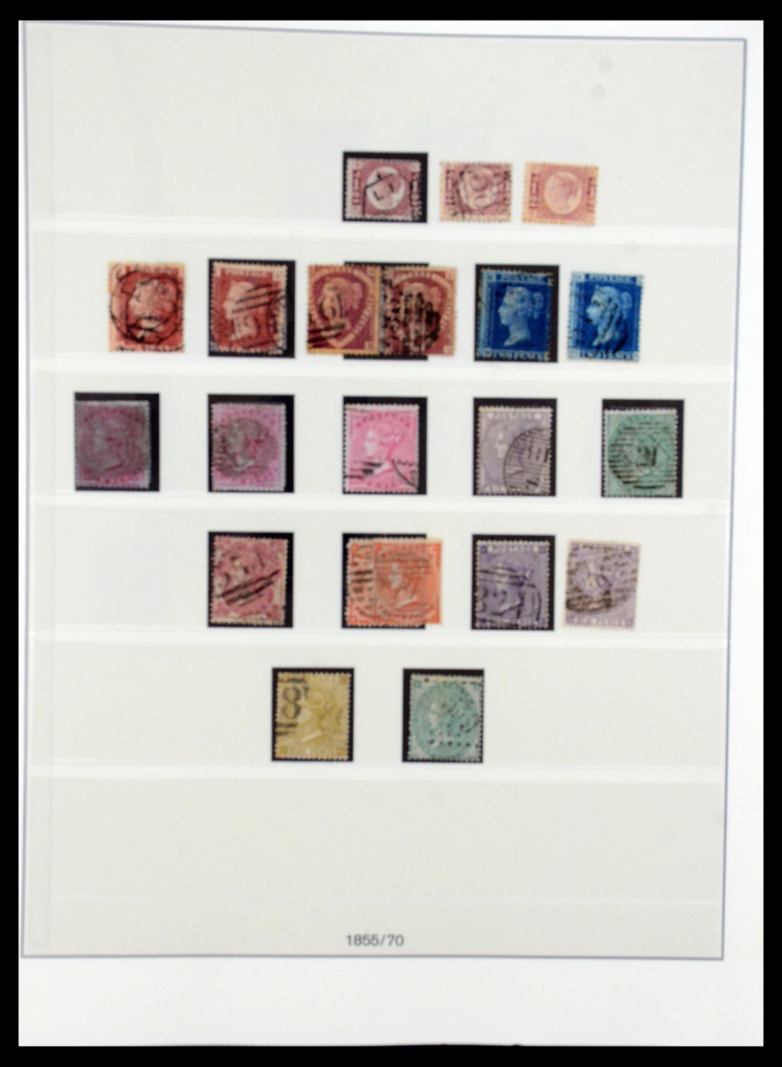 36425 002 - Postzegelverzameling 36425 Engeland 1840-1965.