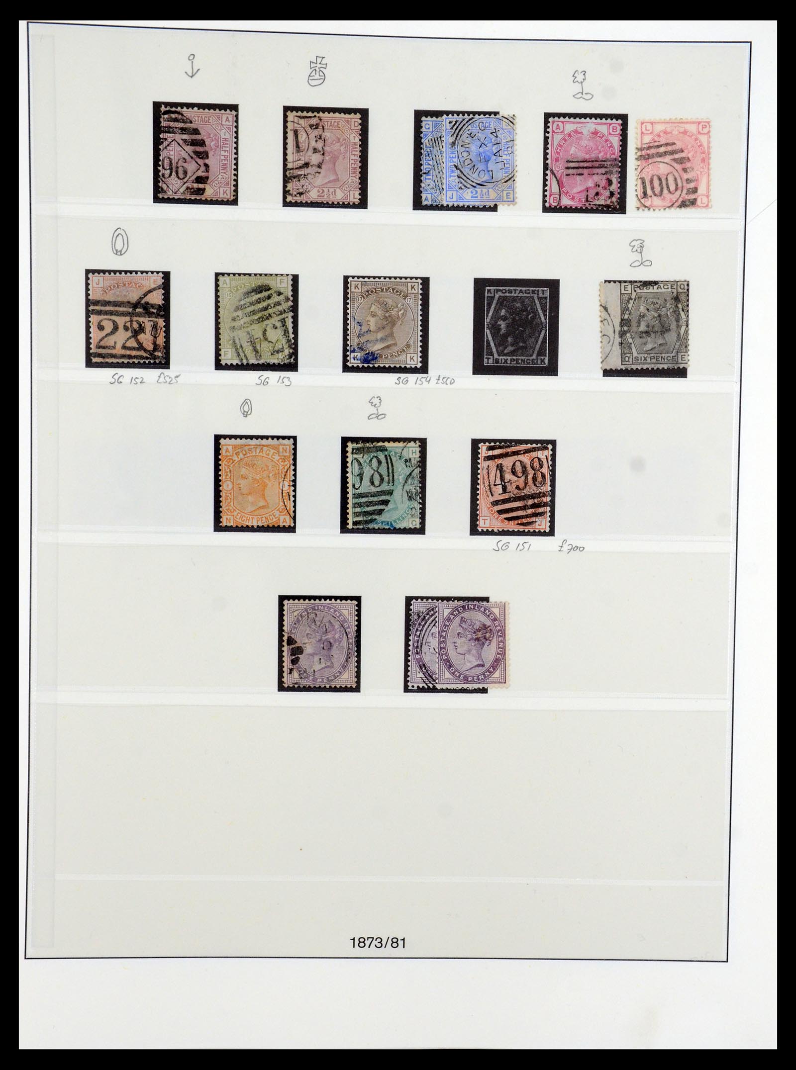 36425 005 - Postzegelverzameling 36425 Engeland 1840-1965.