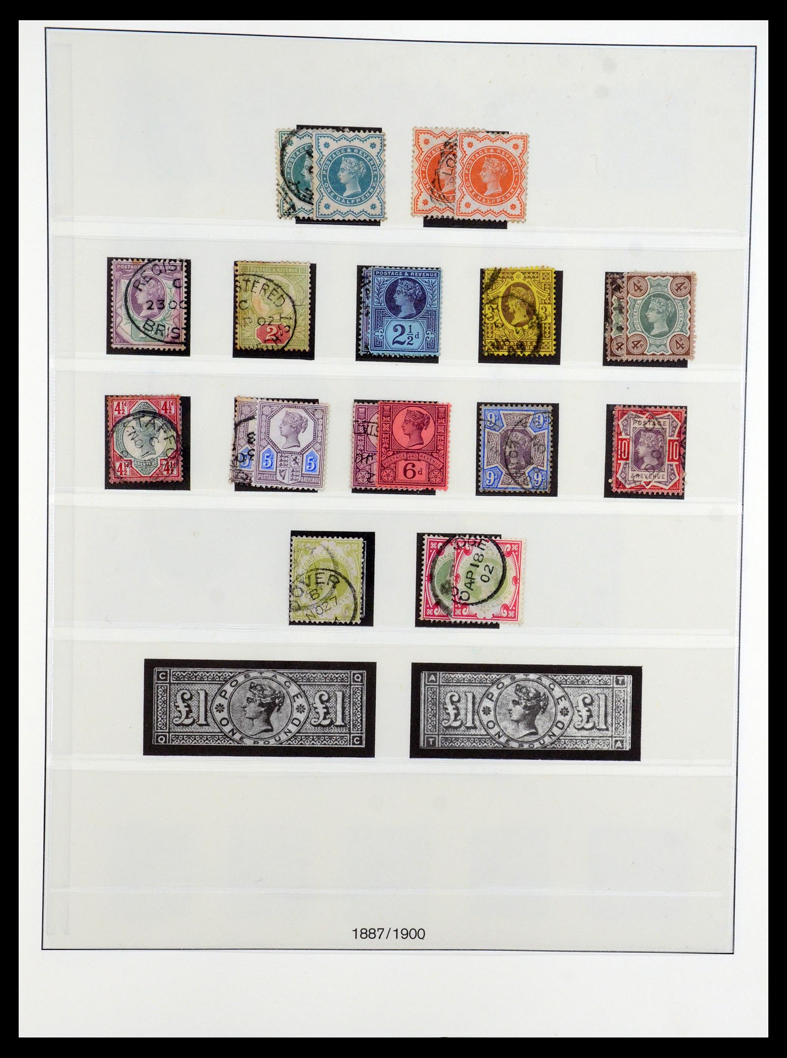 36425 008 - Postzegelverzameling 36425 Engeland 1840-1965.