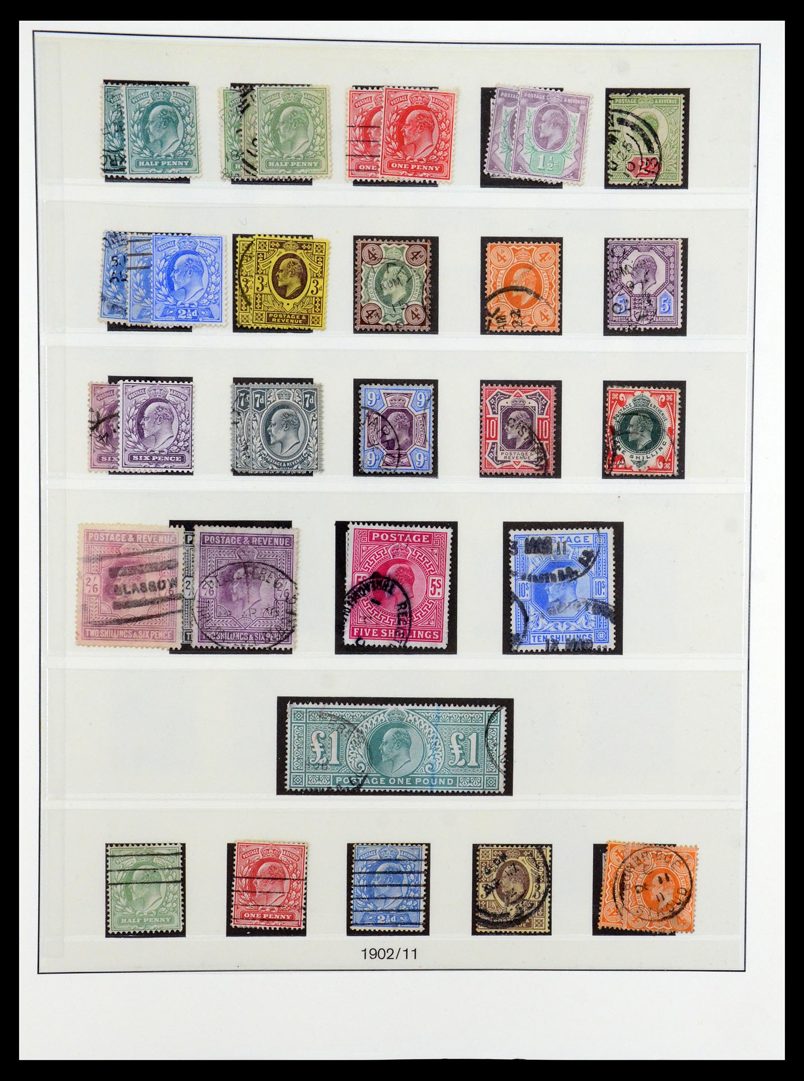 36425 009 - Postzegelverzameling 36425 Engeland 1840-1965.