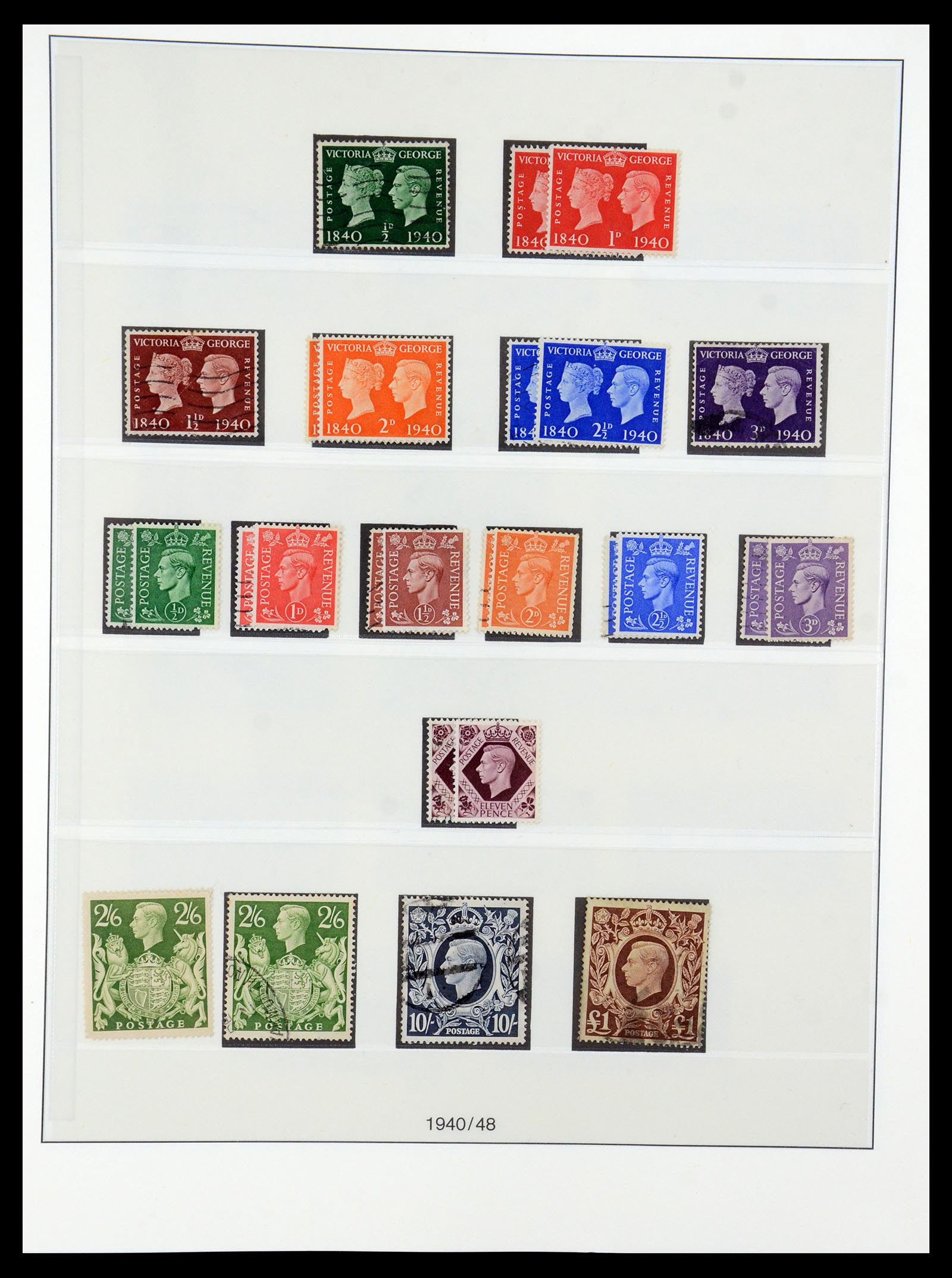 36425 017 - Postzegelverzameling 36425 Engeland 1840-1965.