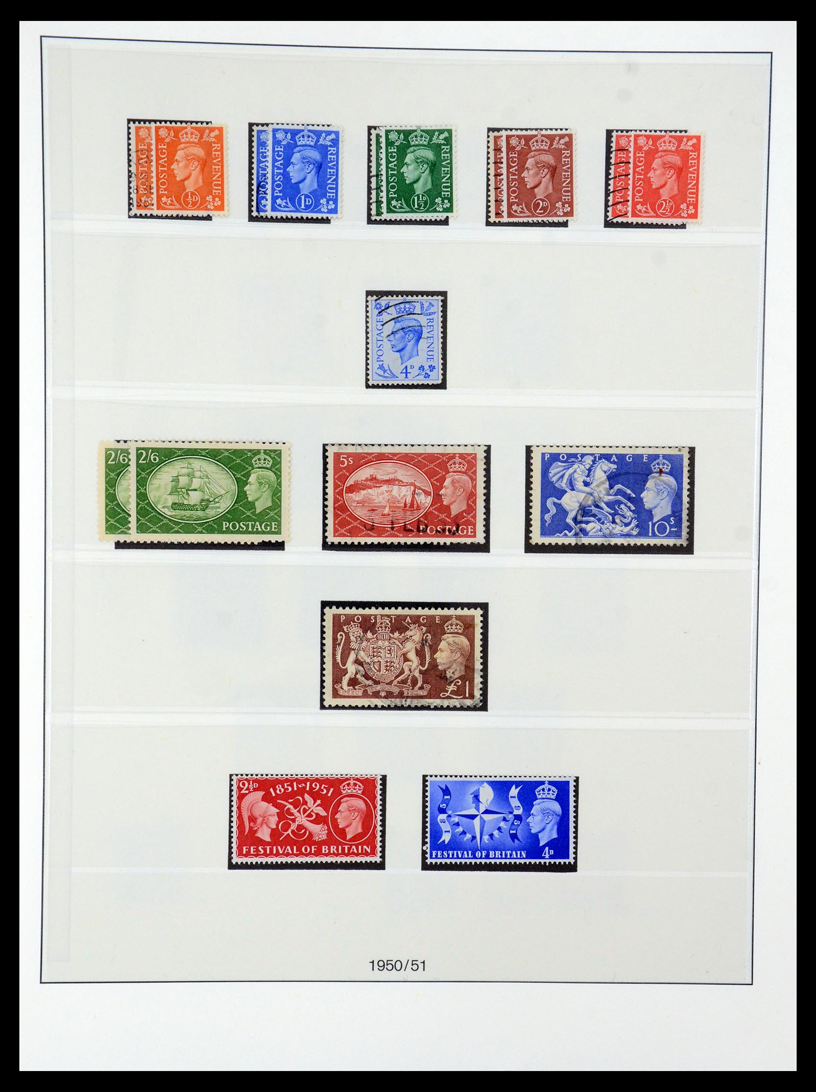 36425 019 - Postzegelverzameling 36425 Engeland 1840-1965.