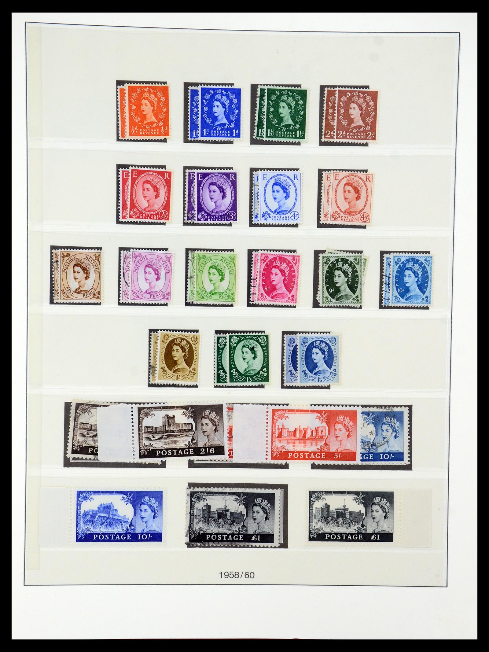 36425 025 - Postzegelverzameling 36425 Engeland 1840-1965.