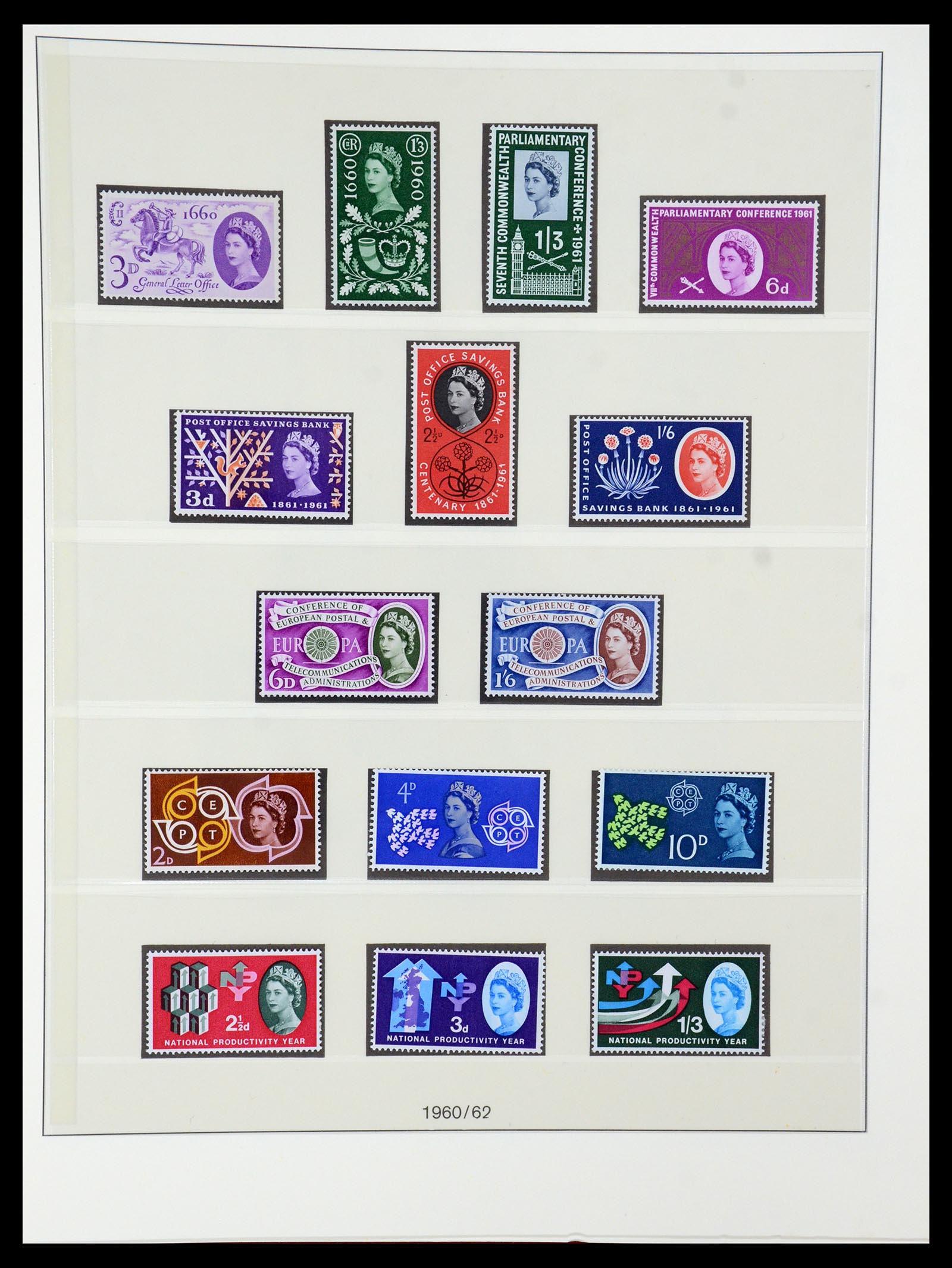36425 026 - Postzegelverzameling 36425 Engeland 1840-1965.