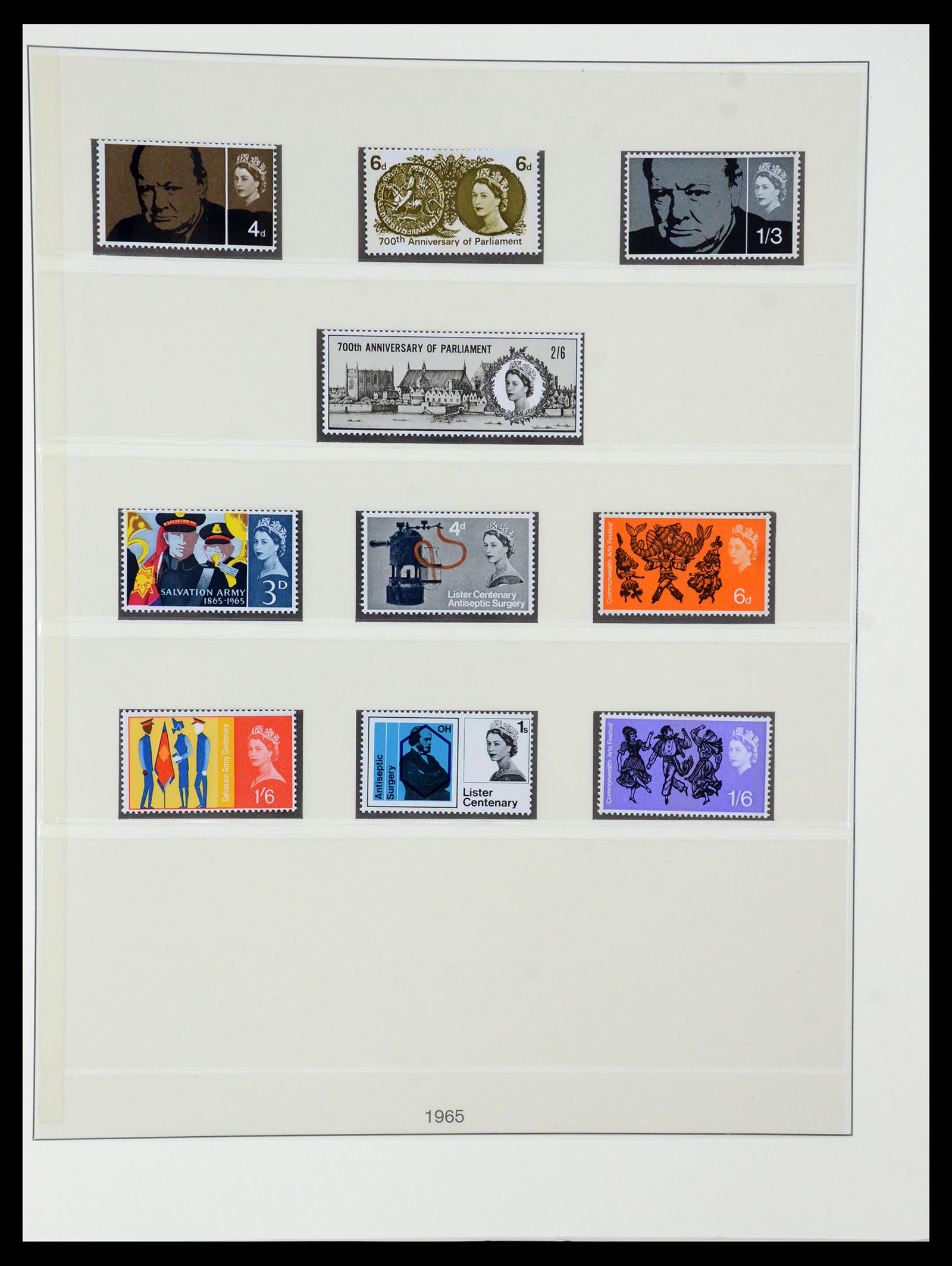 36425 032 - Postzegelverzameling 36425 Engeland 1840-1965.