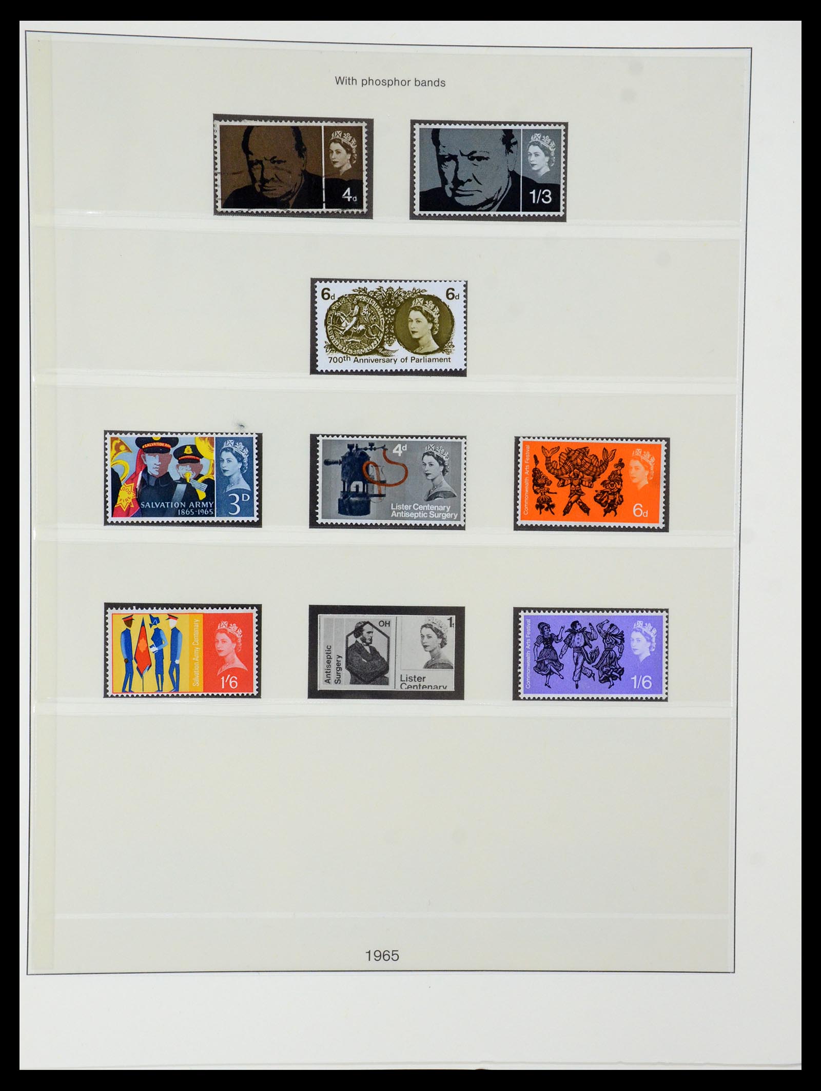 36425 033 - Postzegelverzameling 36425 Engeland 1840-1965.