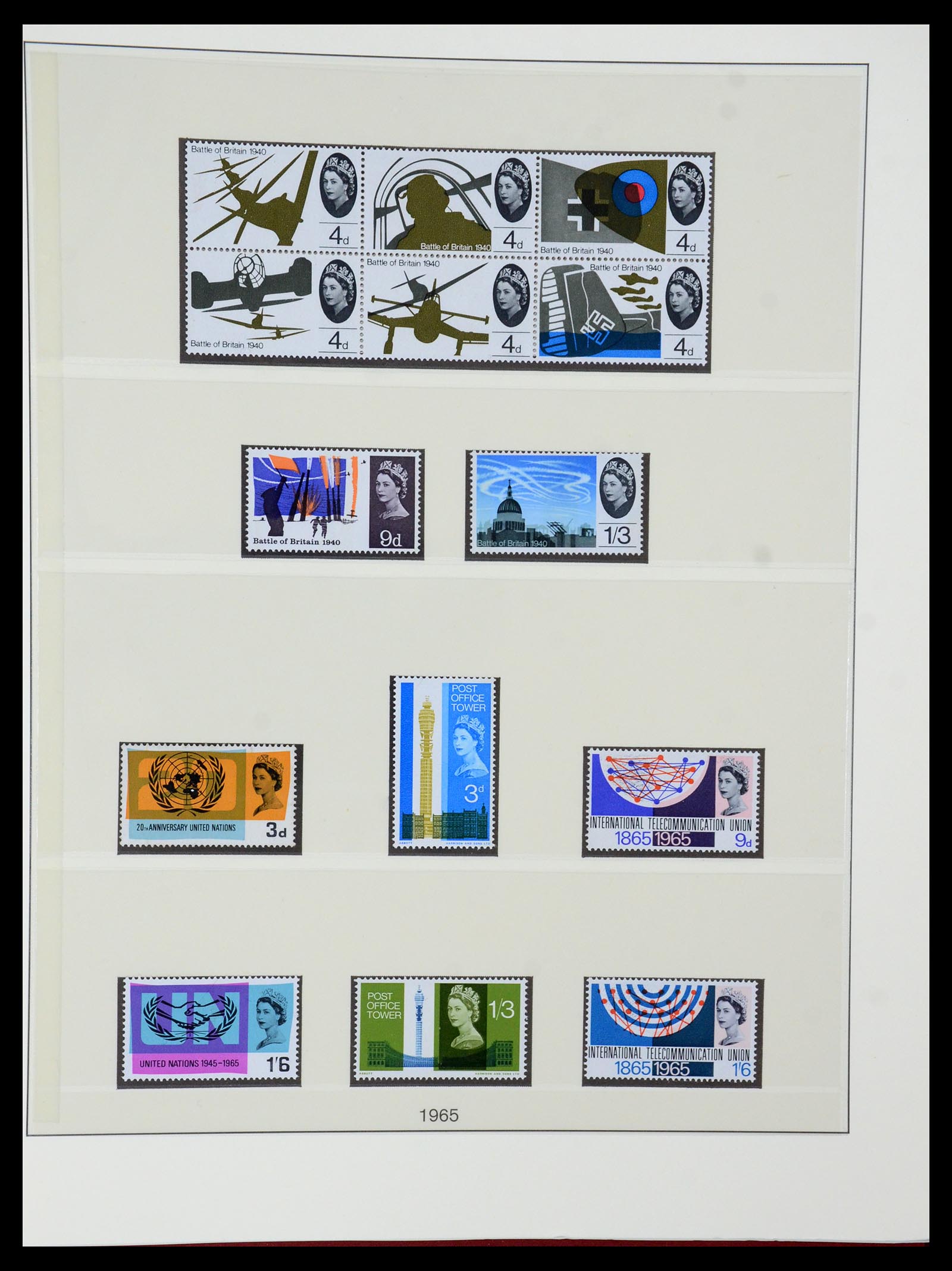 36425 034 - Postzegelverzameling 36425 Engeland 1840-1965.