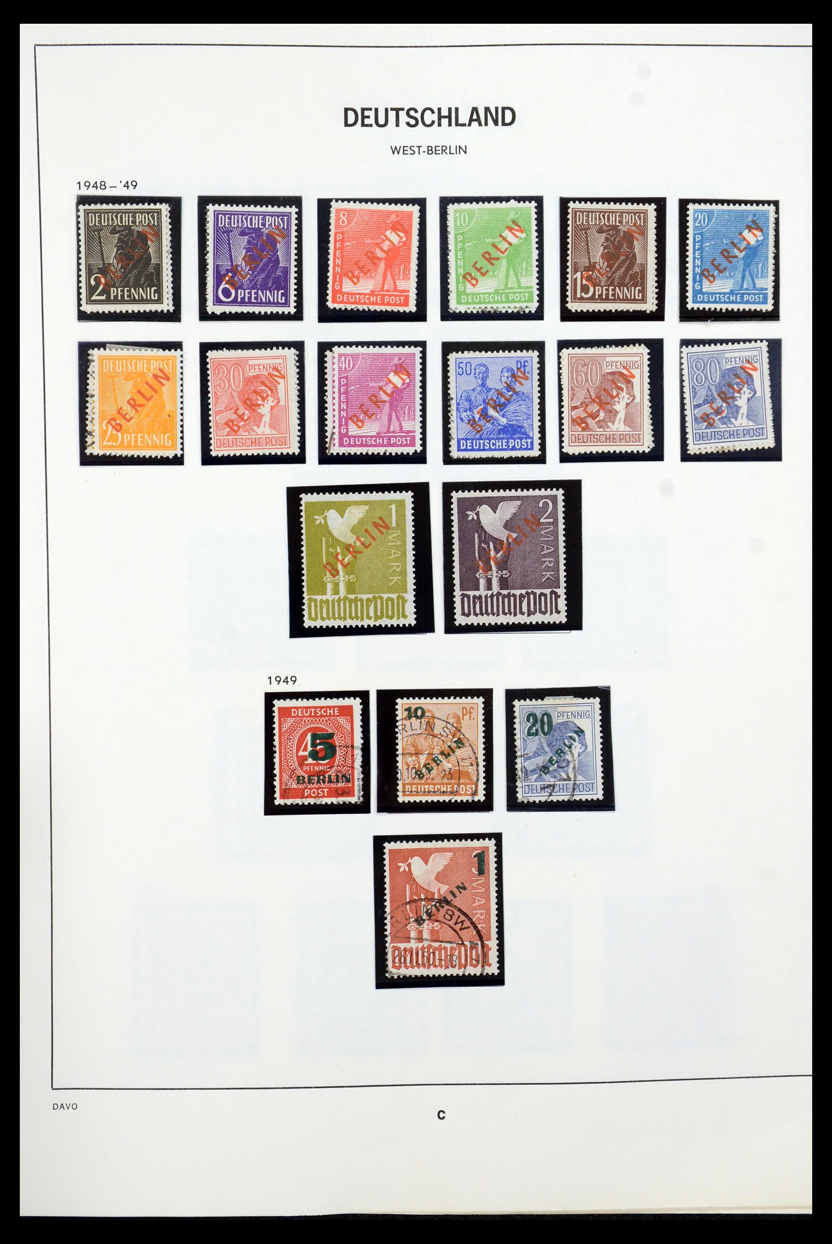 36426 002 - Postzegelverzameling 36426 Berlijn 1948-1990.