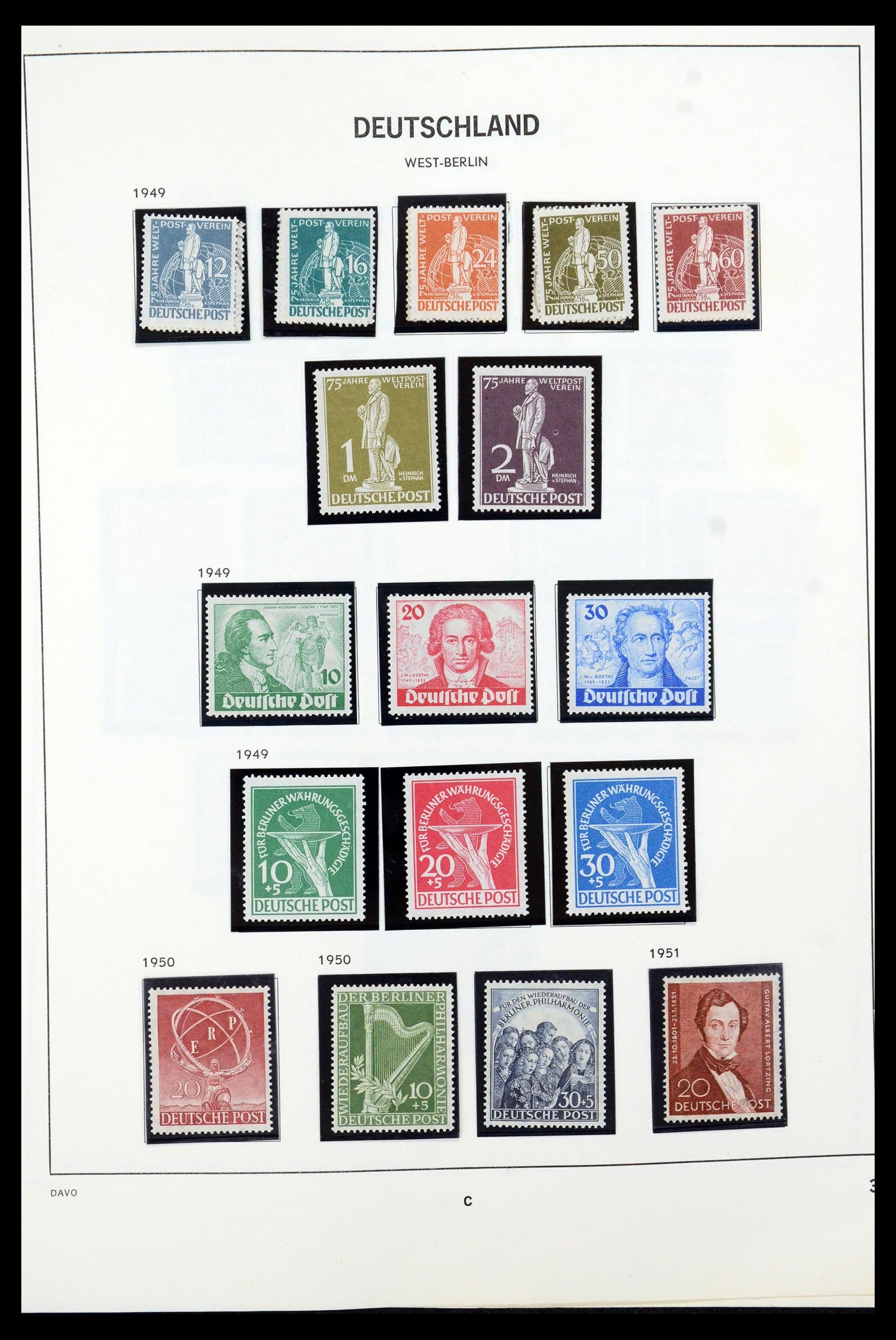 36426 003 - Postzegelverzameling 36426 Berlijn 1948-1990.